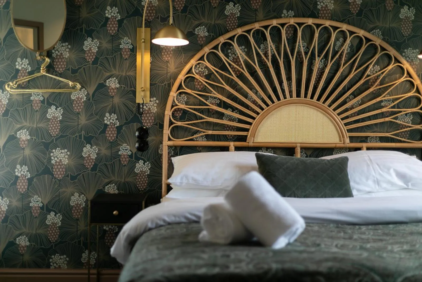 Bed in Hotel Siglunes