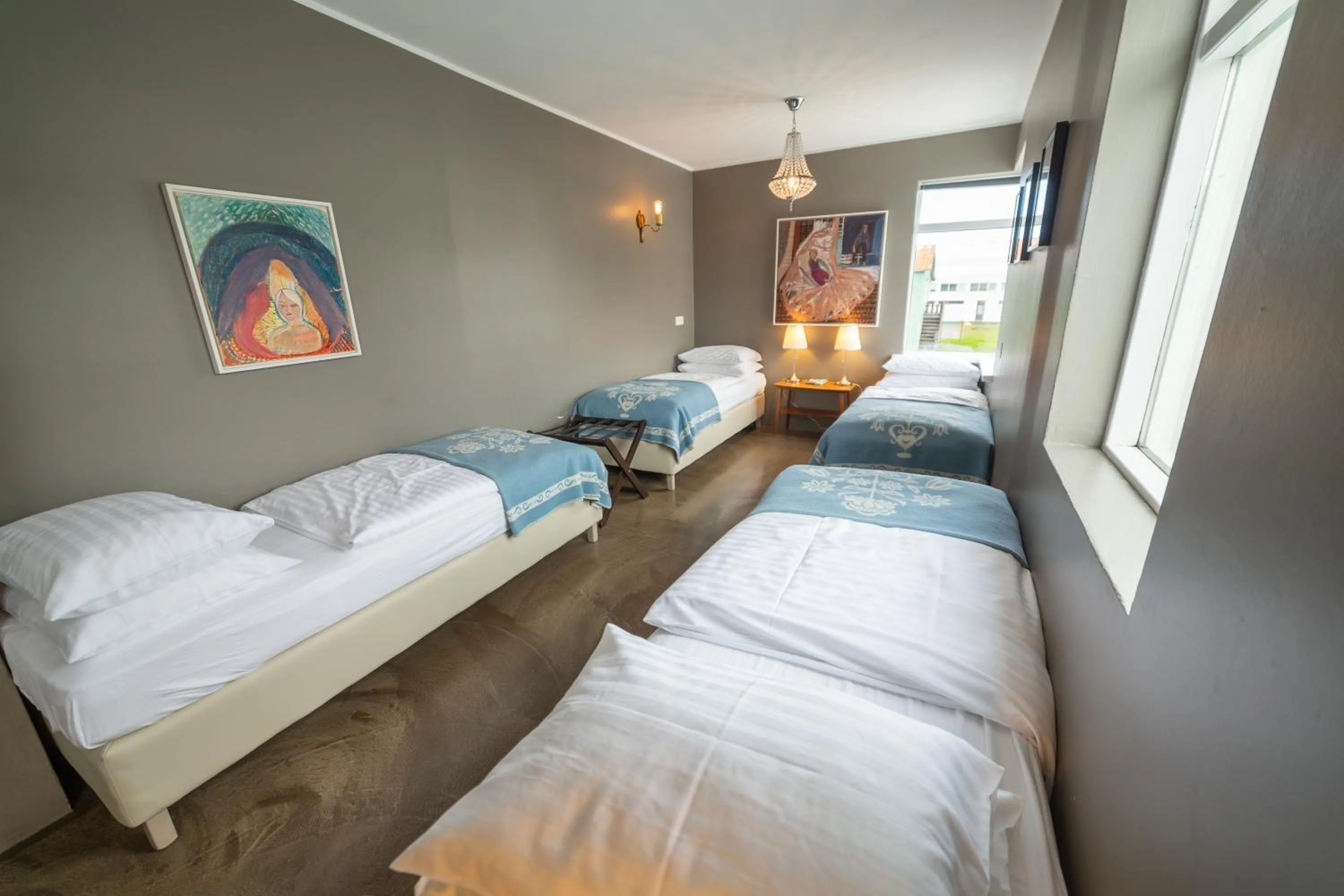 Bed in Hotel Siglunes