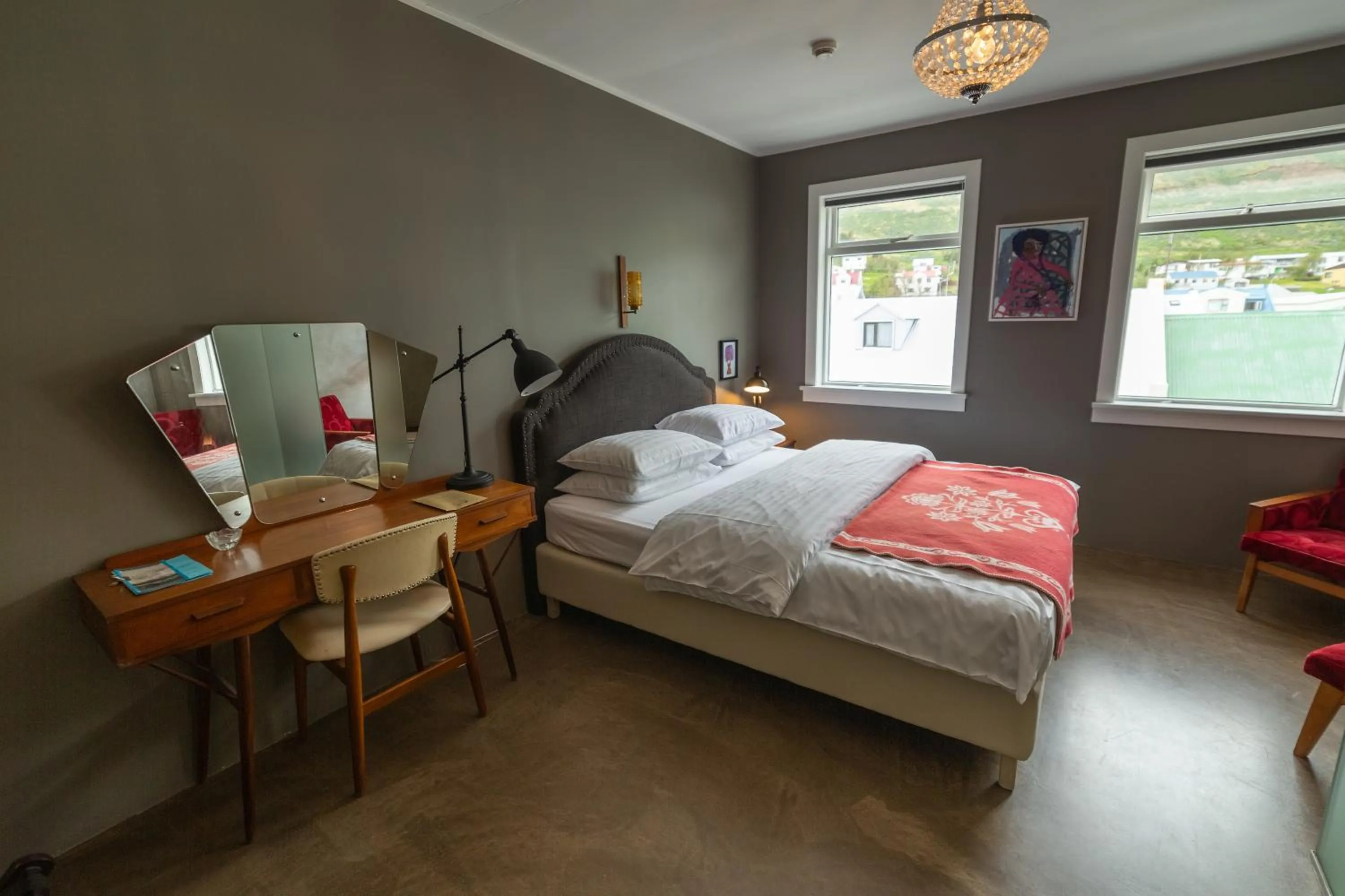 Bed in Hotel Siglunes