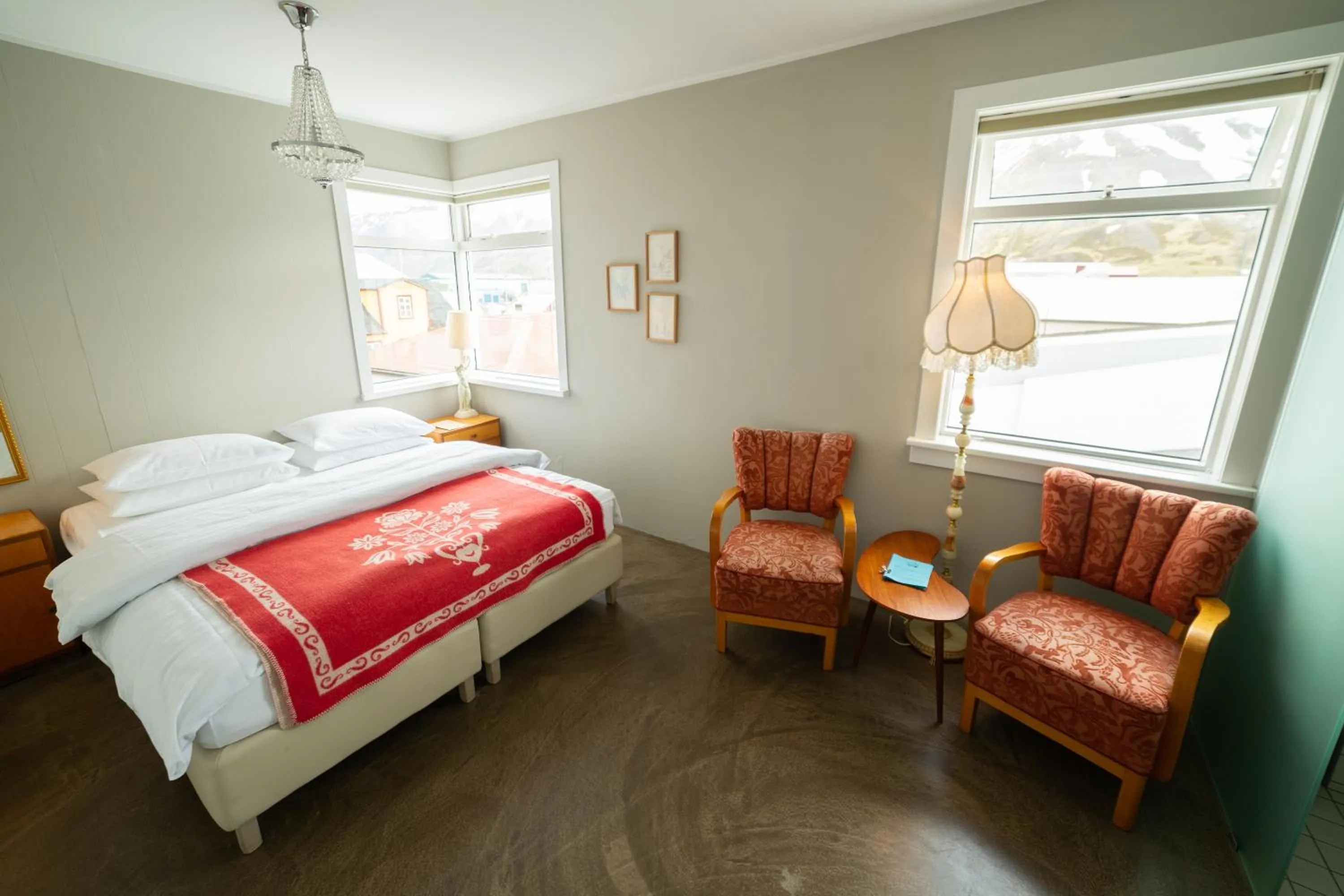 Bed in Hotel Siglunes