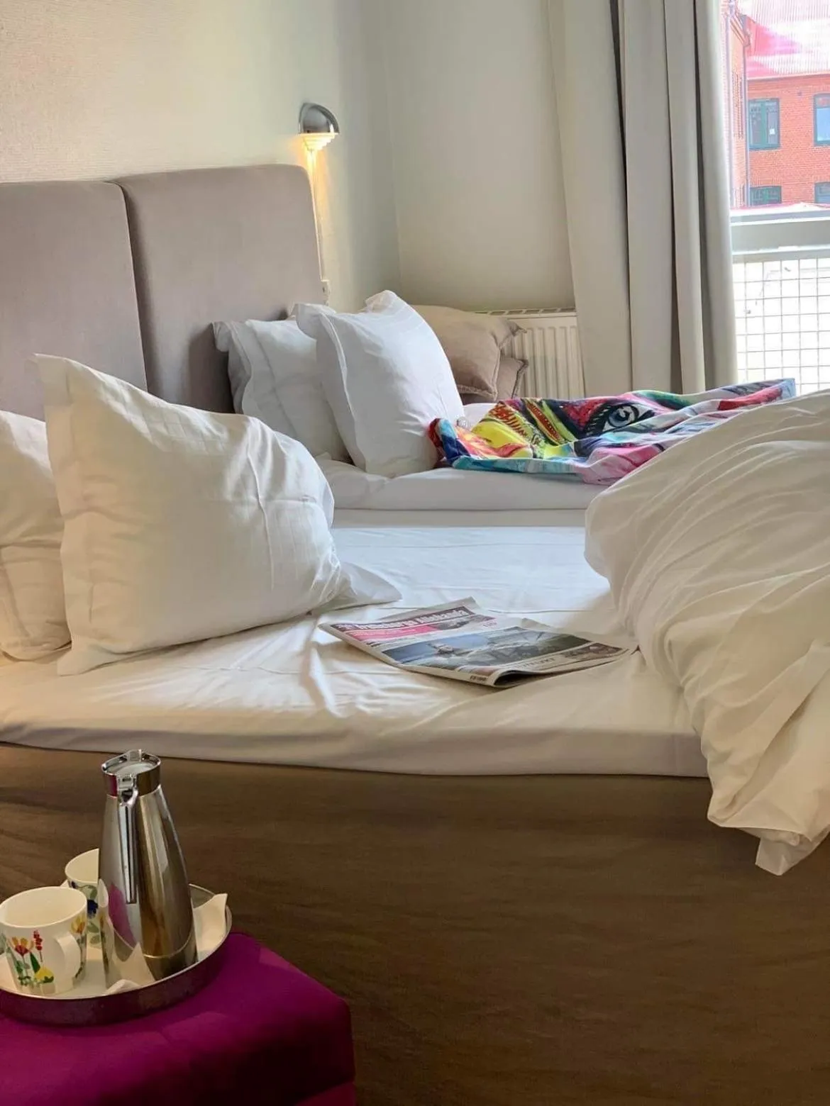 Bedroom, Bed in Hotell Dannegården