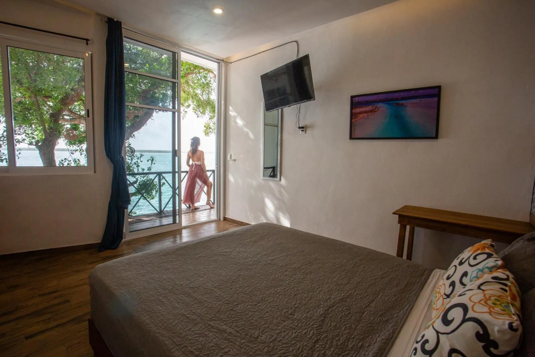 Bedroom, Bed in Seven Blue House Village & Lodge