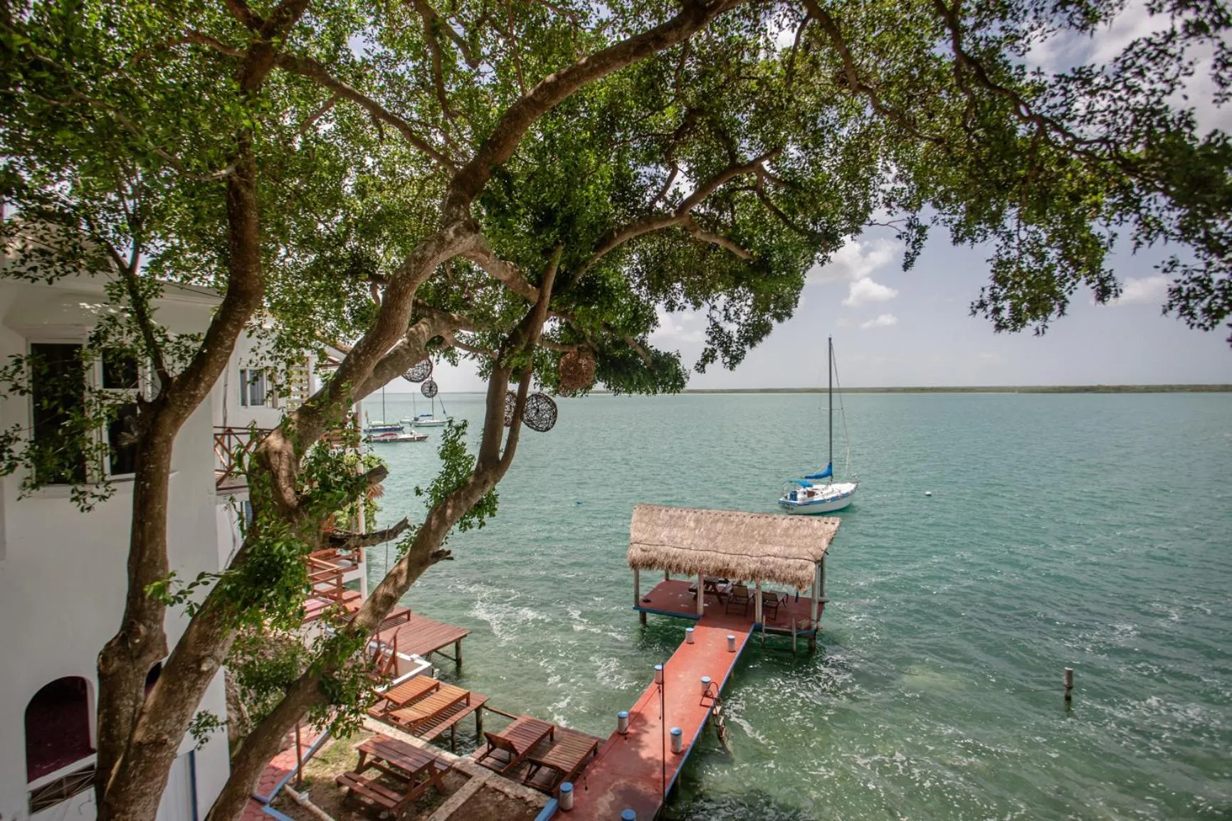 Lake view in Seven Blue House Village & Lodge