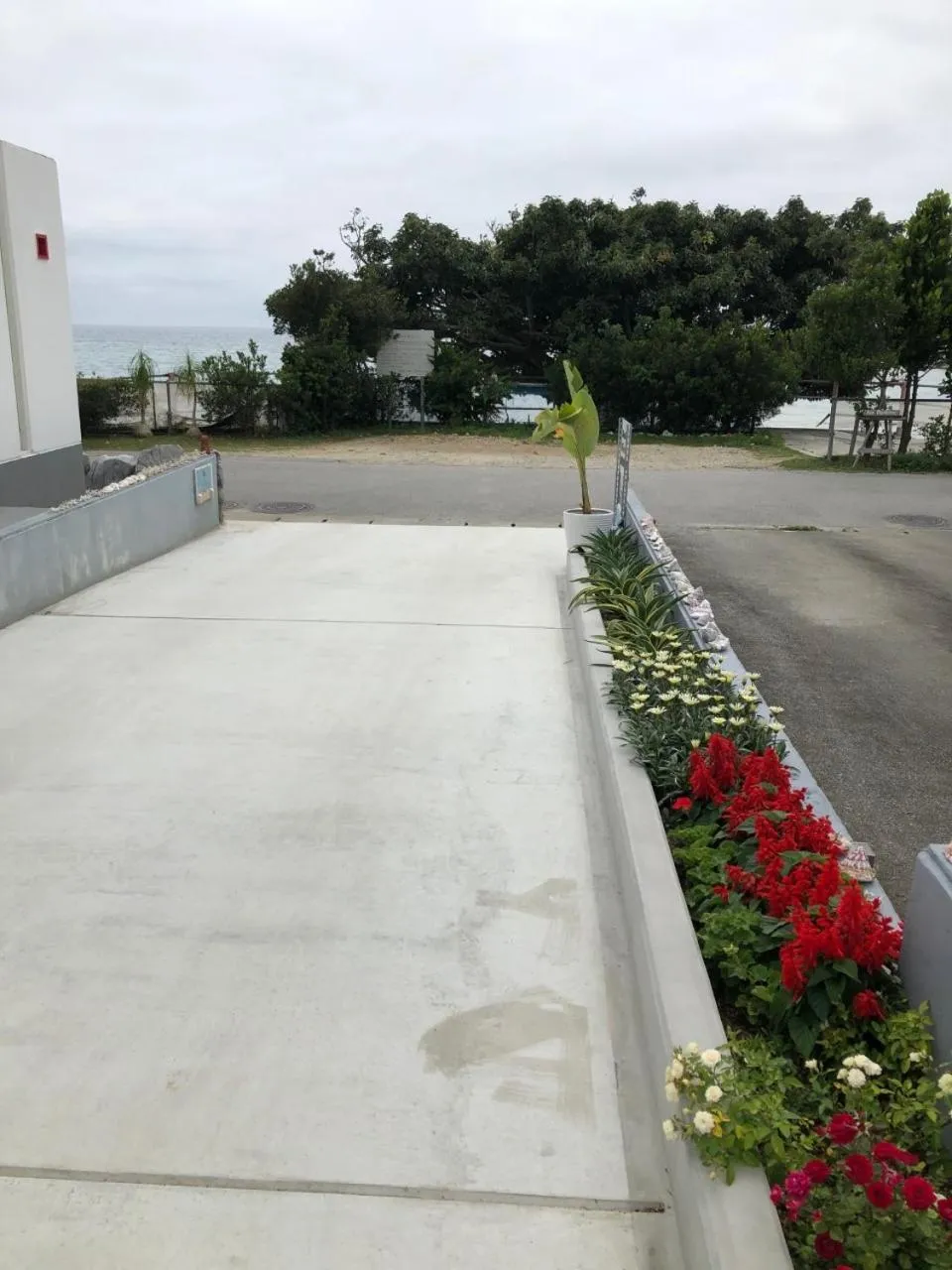 Parking in Beach House Yomitan