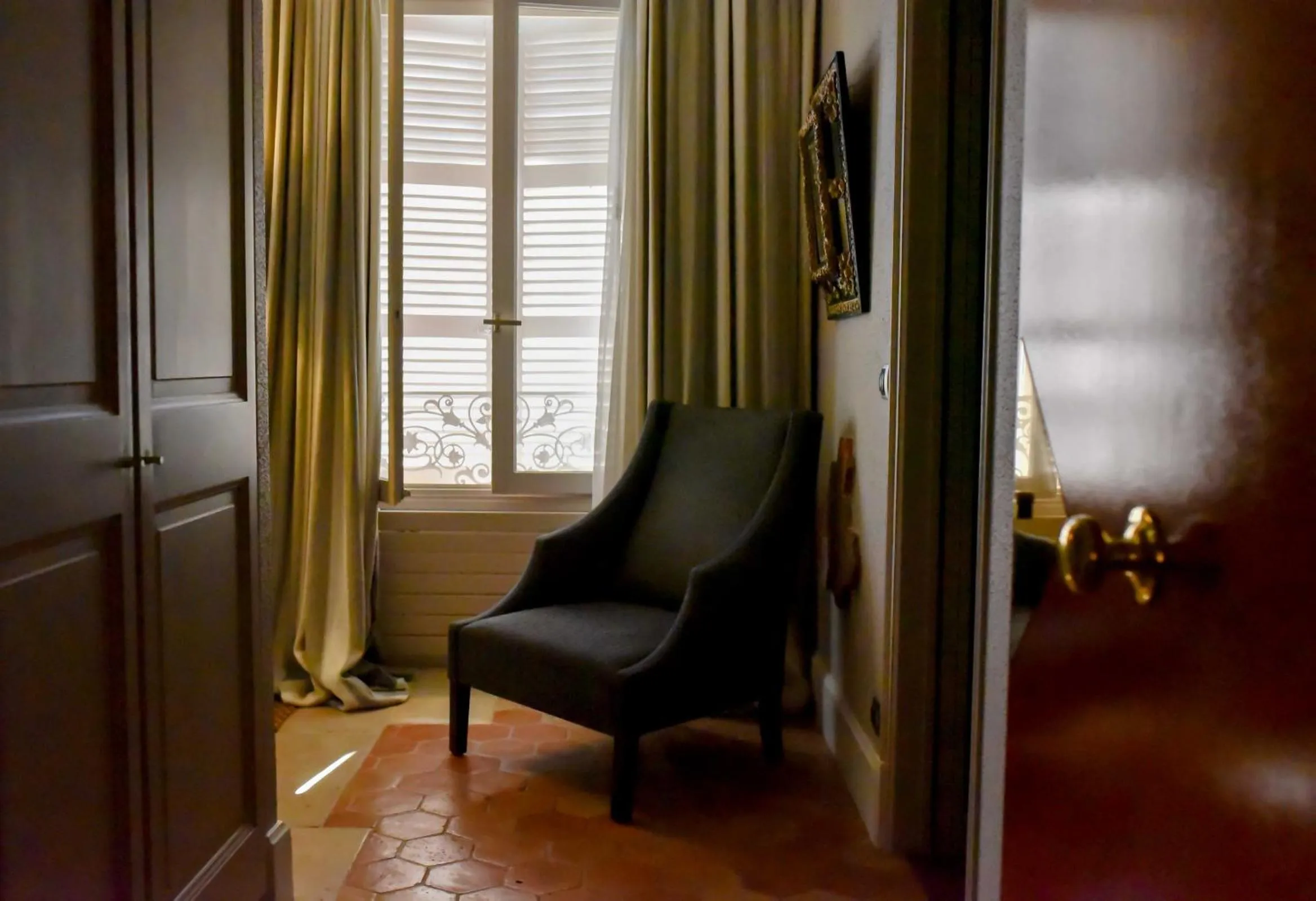 Seating area in Grand Hôtel du Lion d'Or