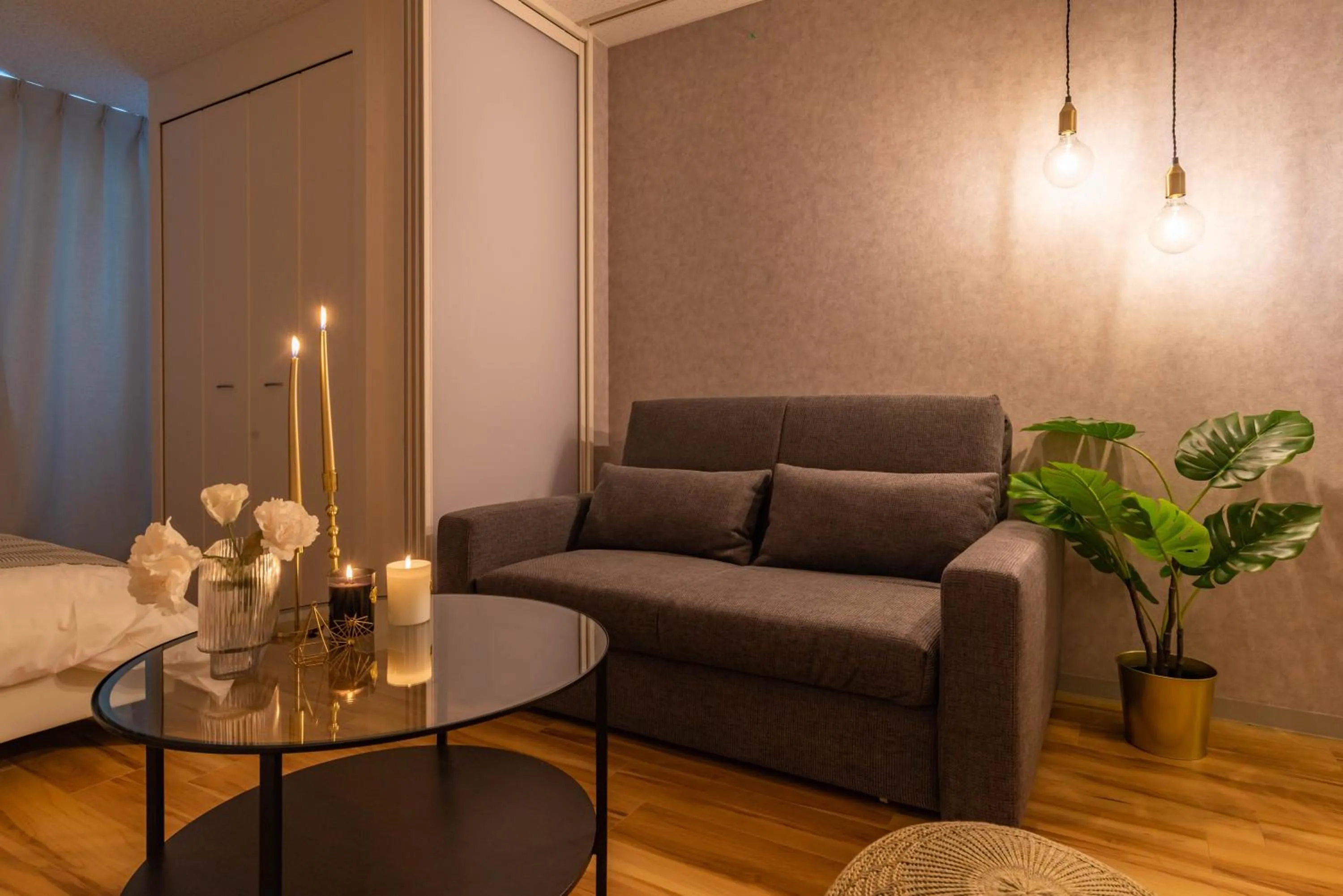 Living room in Exia Daikoku AFP Apartment