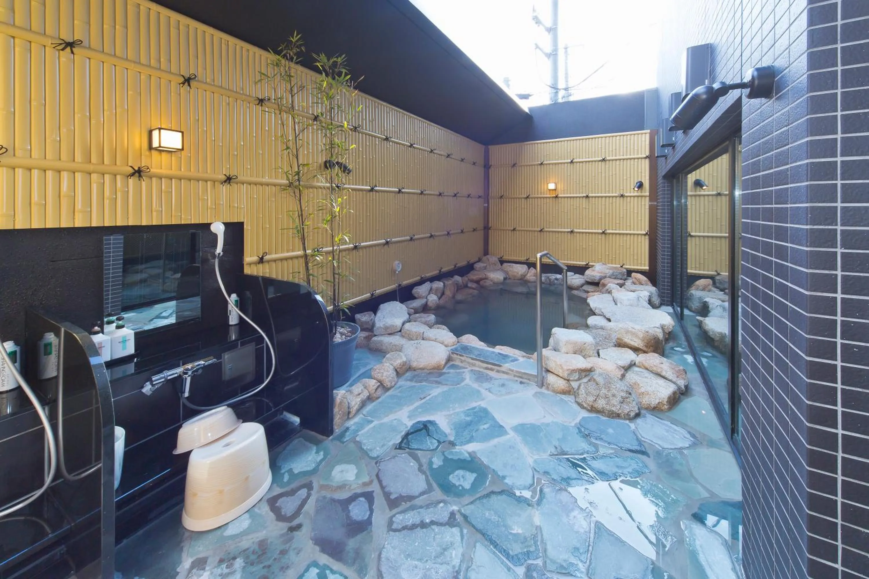 Hot Spring Bath in Hotel Route-inn Yamaguchi Yuda Onsen