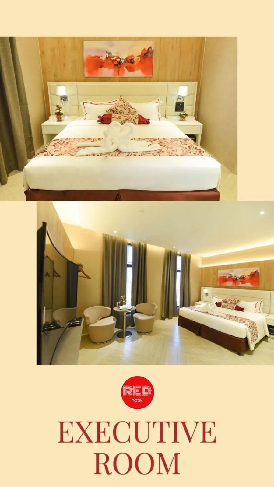 Bed in Red Hotel Cubao, Quezon City