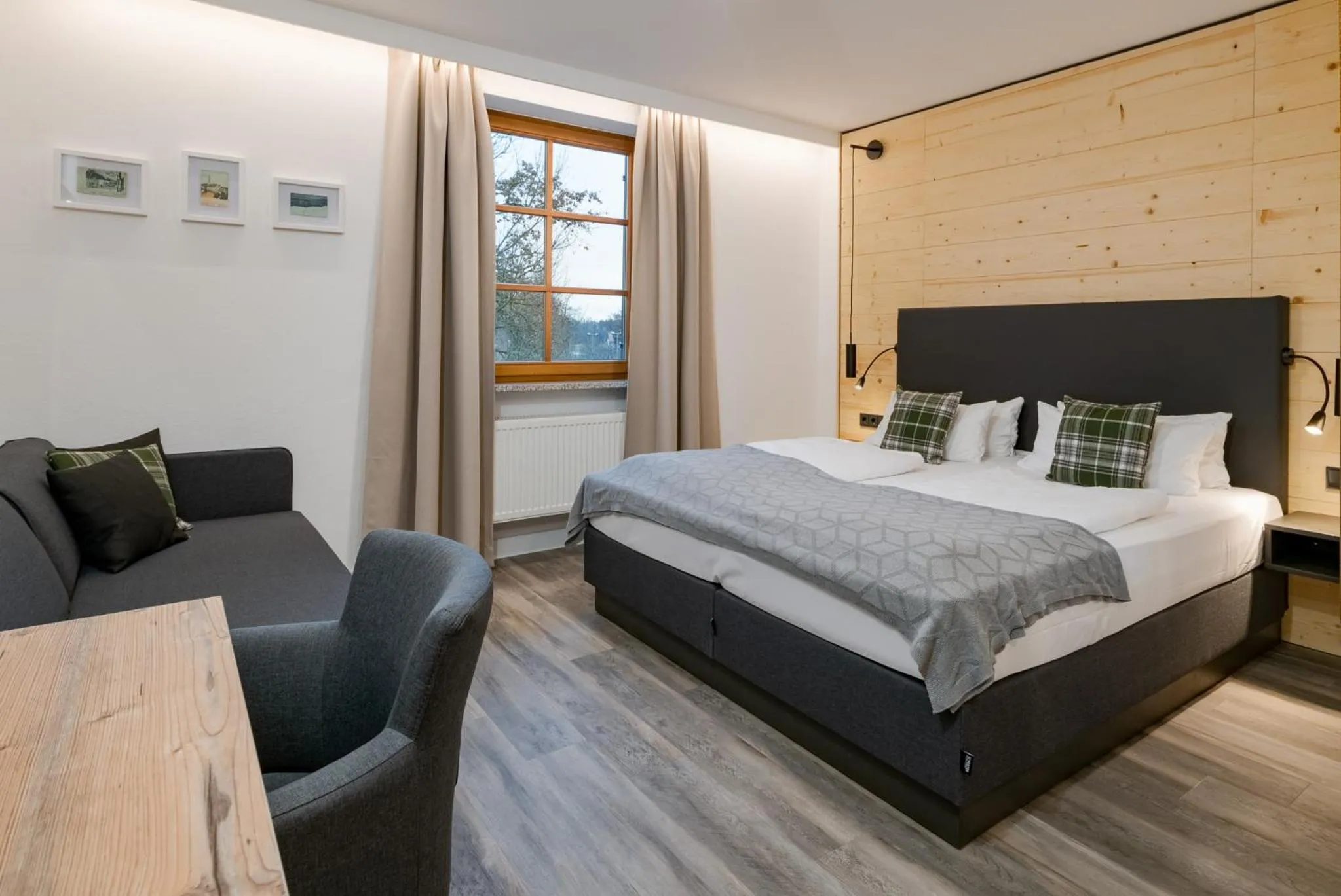 Photo of the whole room, Bed in Hotel Neuer am See