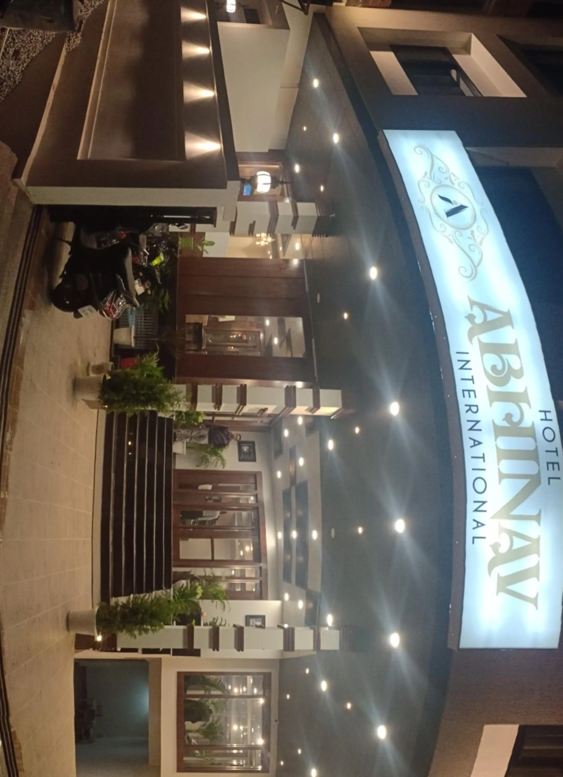 Seating area in Hotel Abhinav International