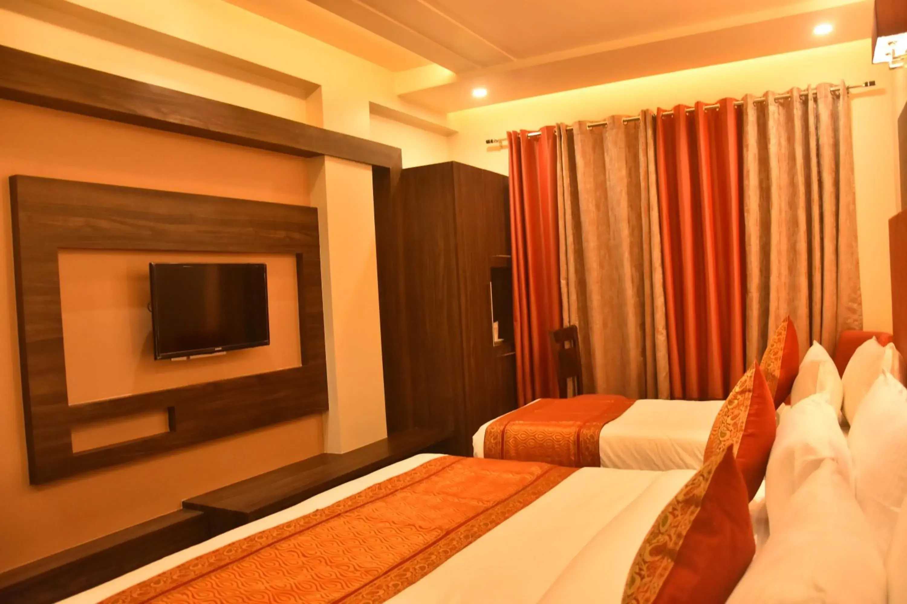 Photo of the whole room, Bed in Hotel Abhinav International Photo of the whole room, Bed in Hotel Abhinav International