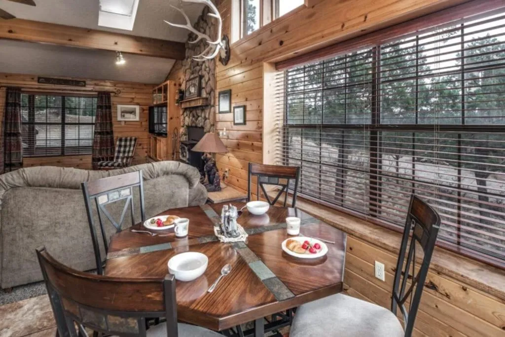 Hughes, Cabin at Ruidoso, with Forest View