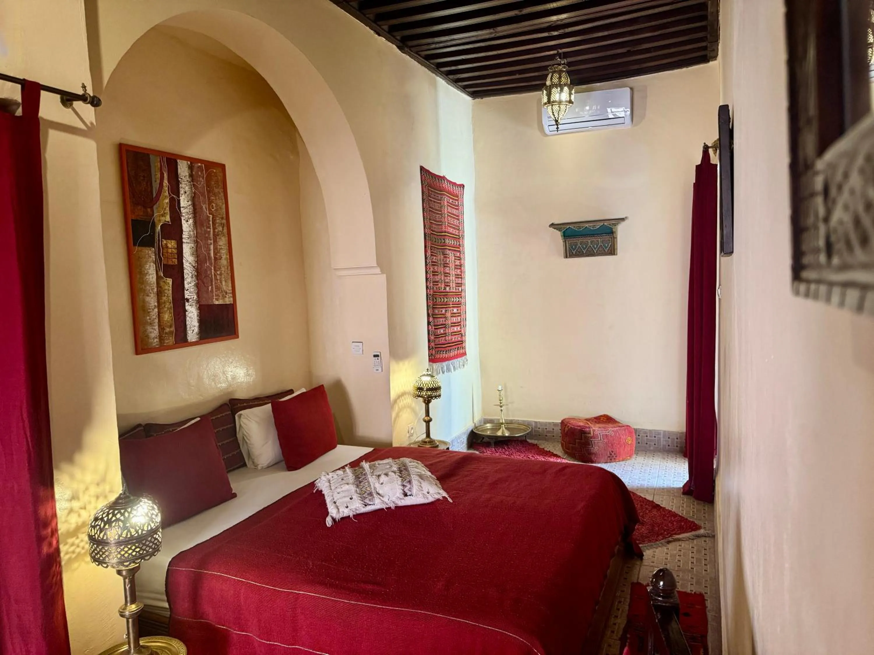 Bedroom, Bed in Riad Hotel Sherazade