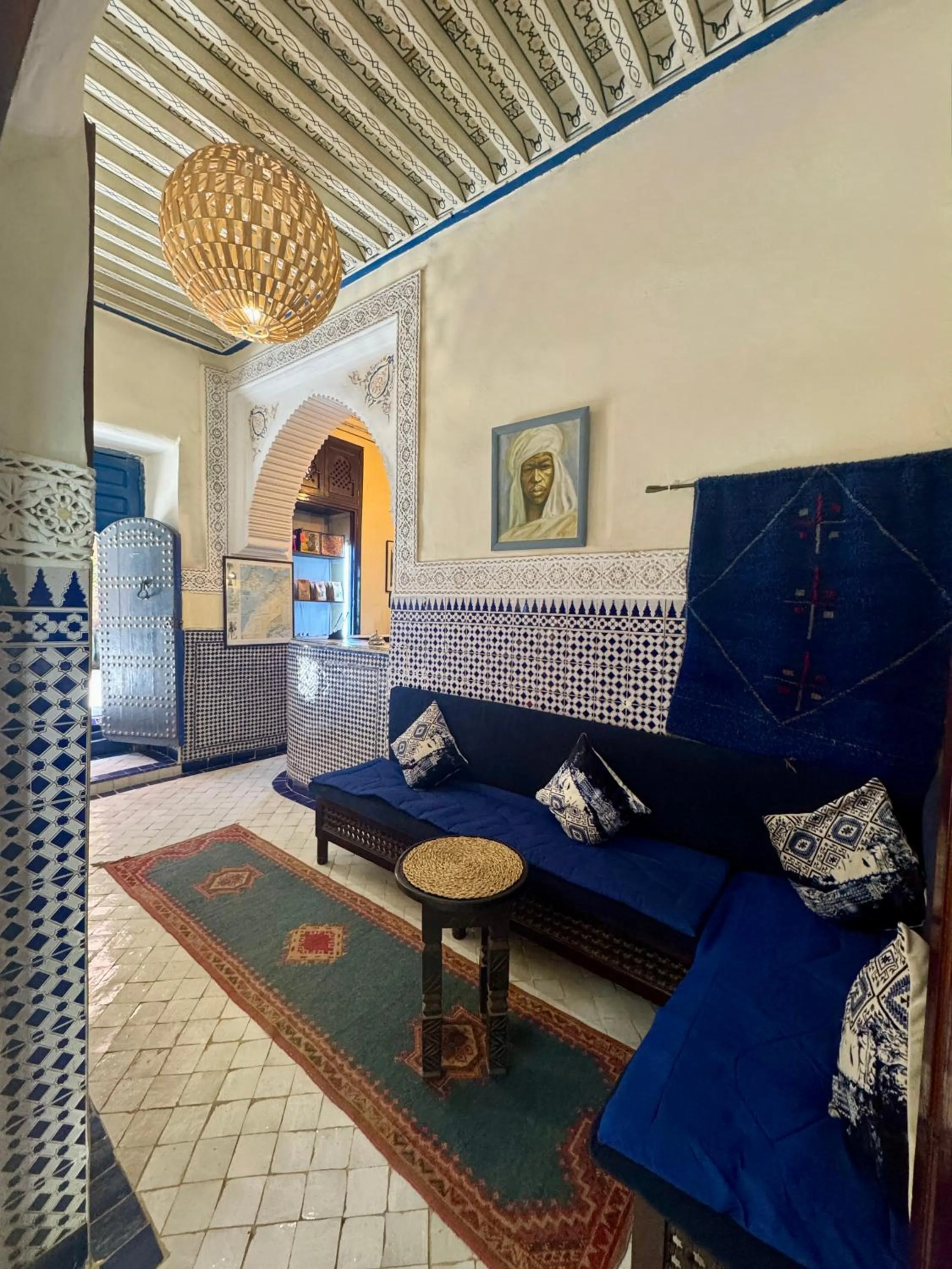 Lobby or reception in Riad Hotel Sherazade