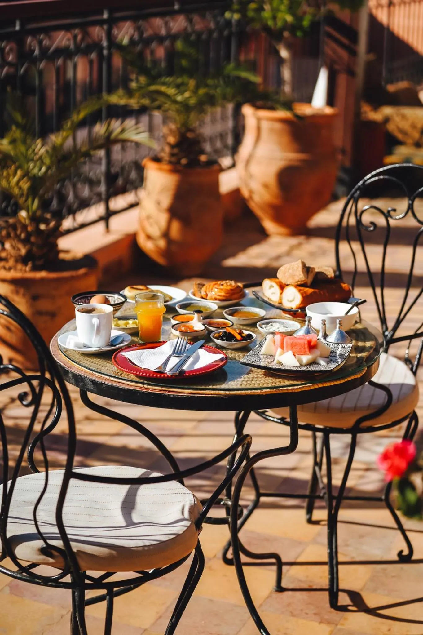 Breakfast in Riad Hotel Sherazade