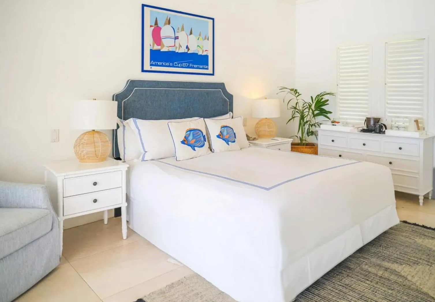 Bed in The Inn at English Harbour