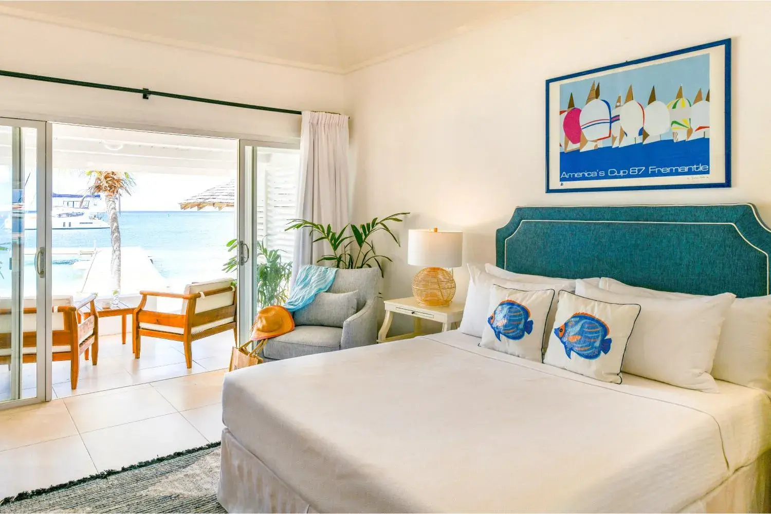 Beach cabana in The Inn at English Harbour Beach cabana in The Inn at English Harbour