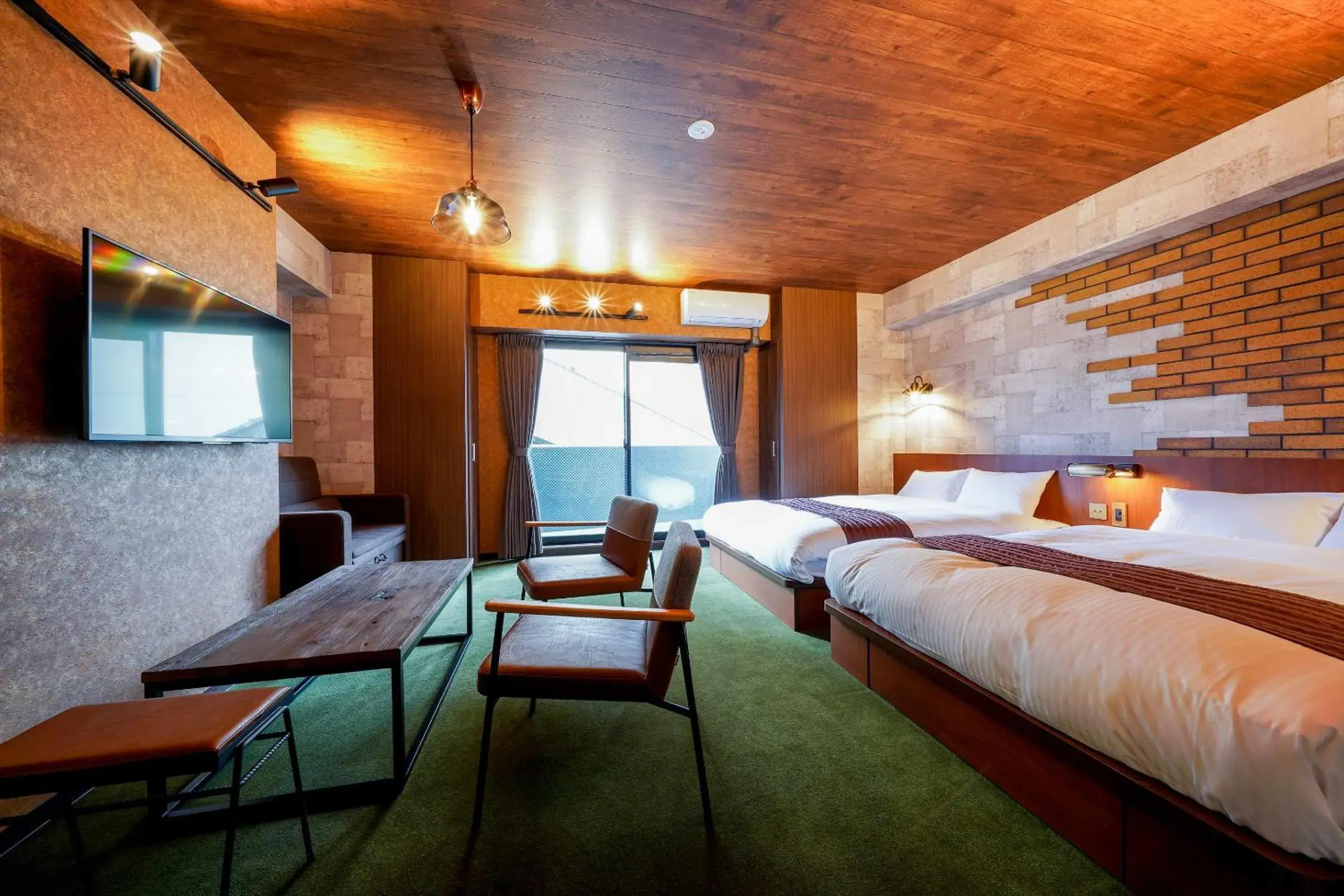 Living room, Bed in RESI STAY BRiX Living room, Bed in RESI STAY BRiX