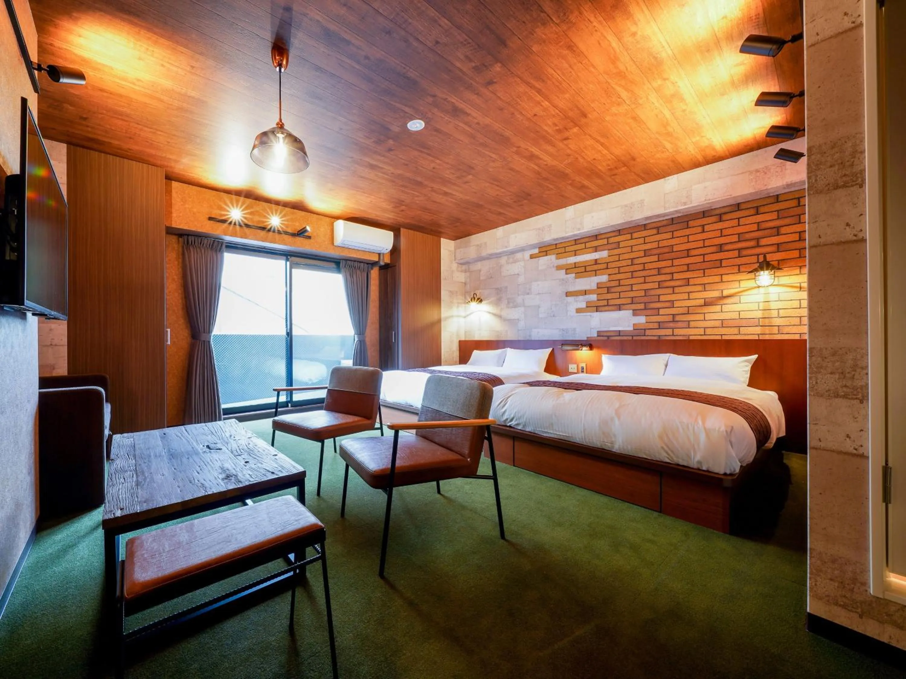 Living room, Bed in RESI STAY BRiX