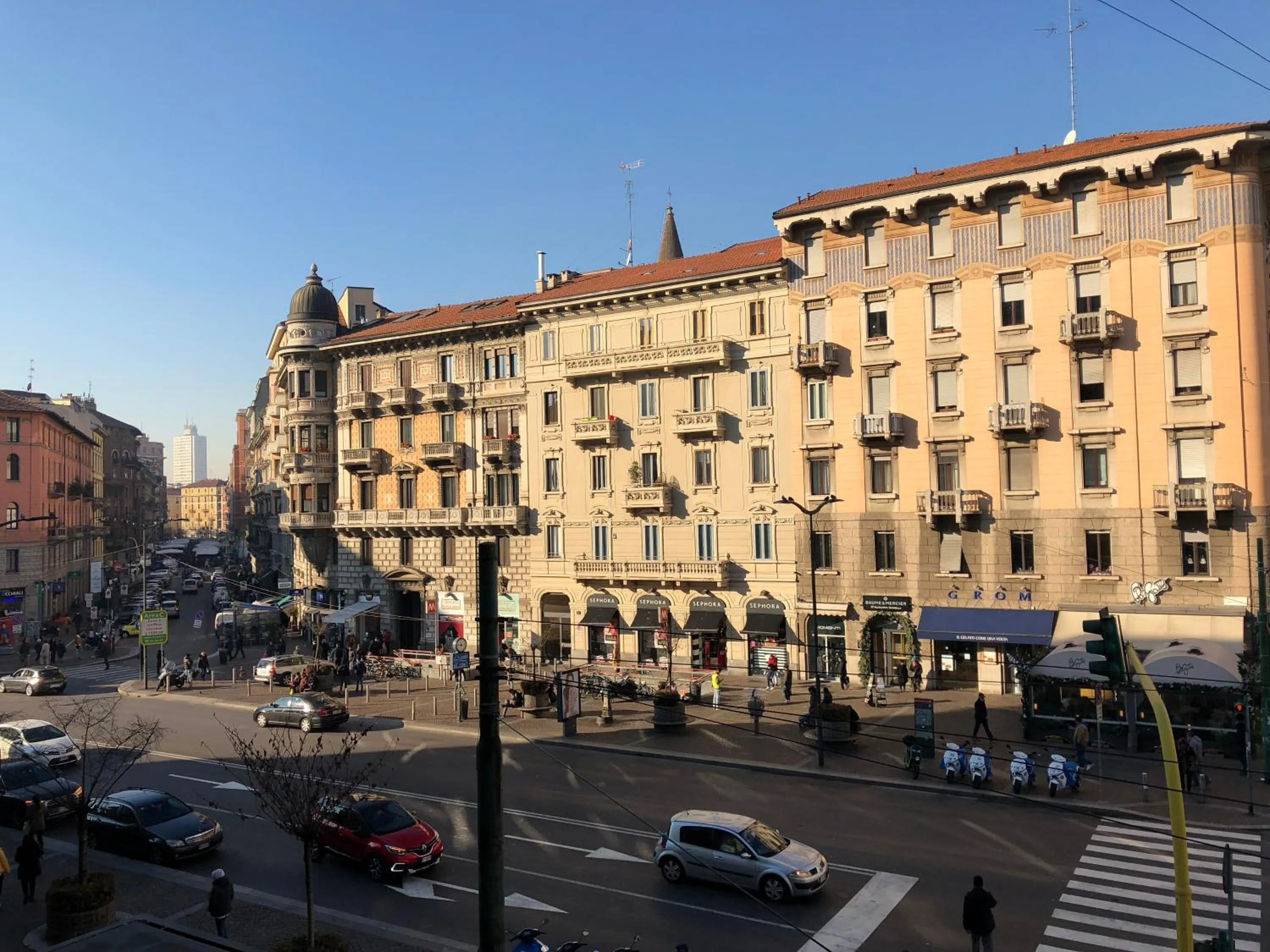 City view in Hotel Stradivari