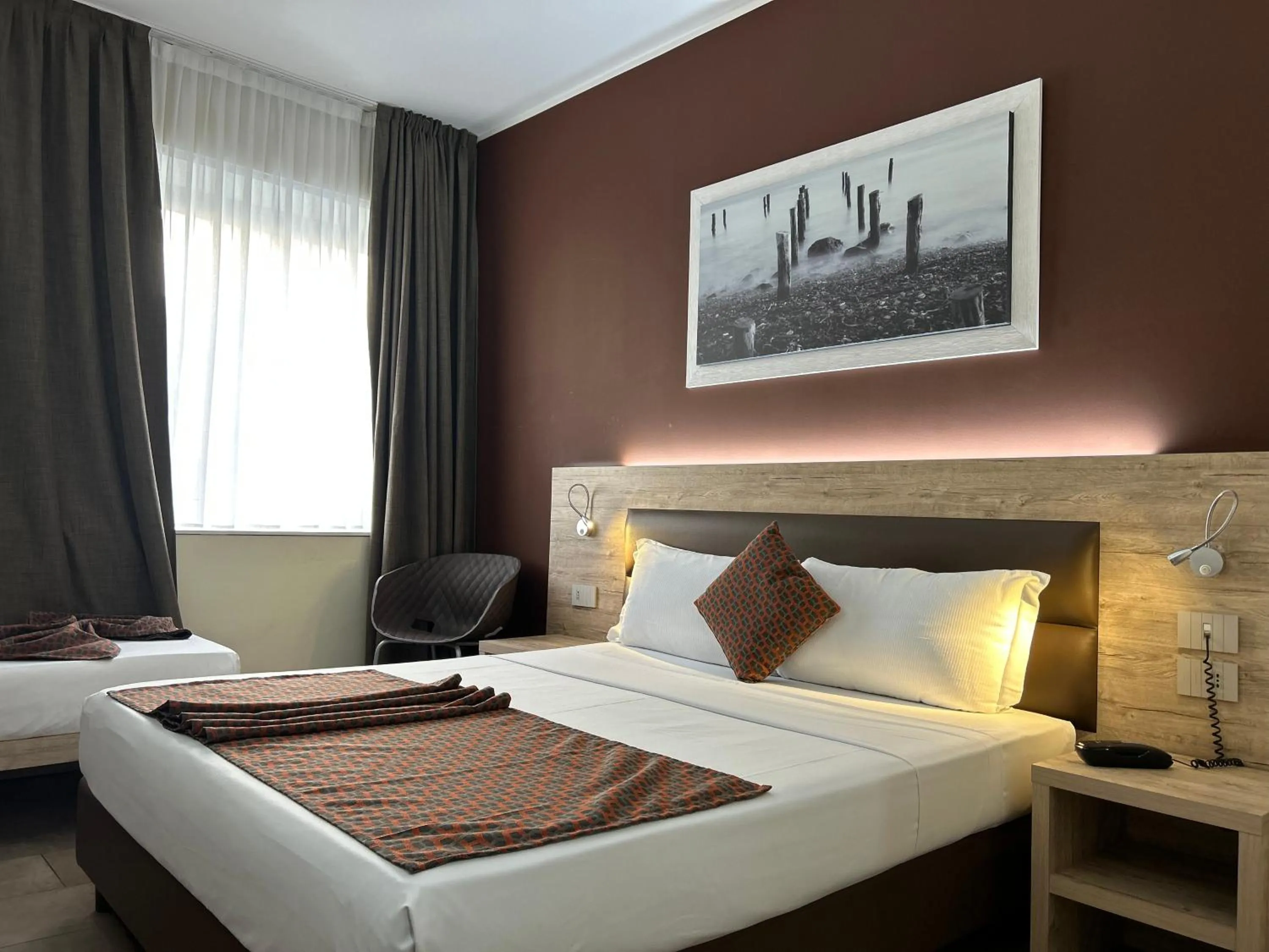 Bed in Hotel Stradivari