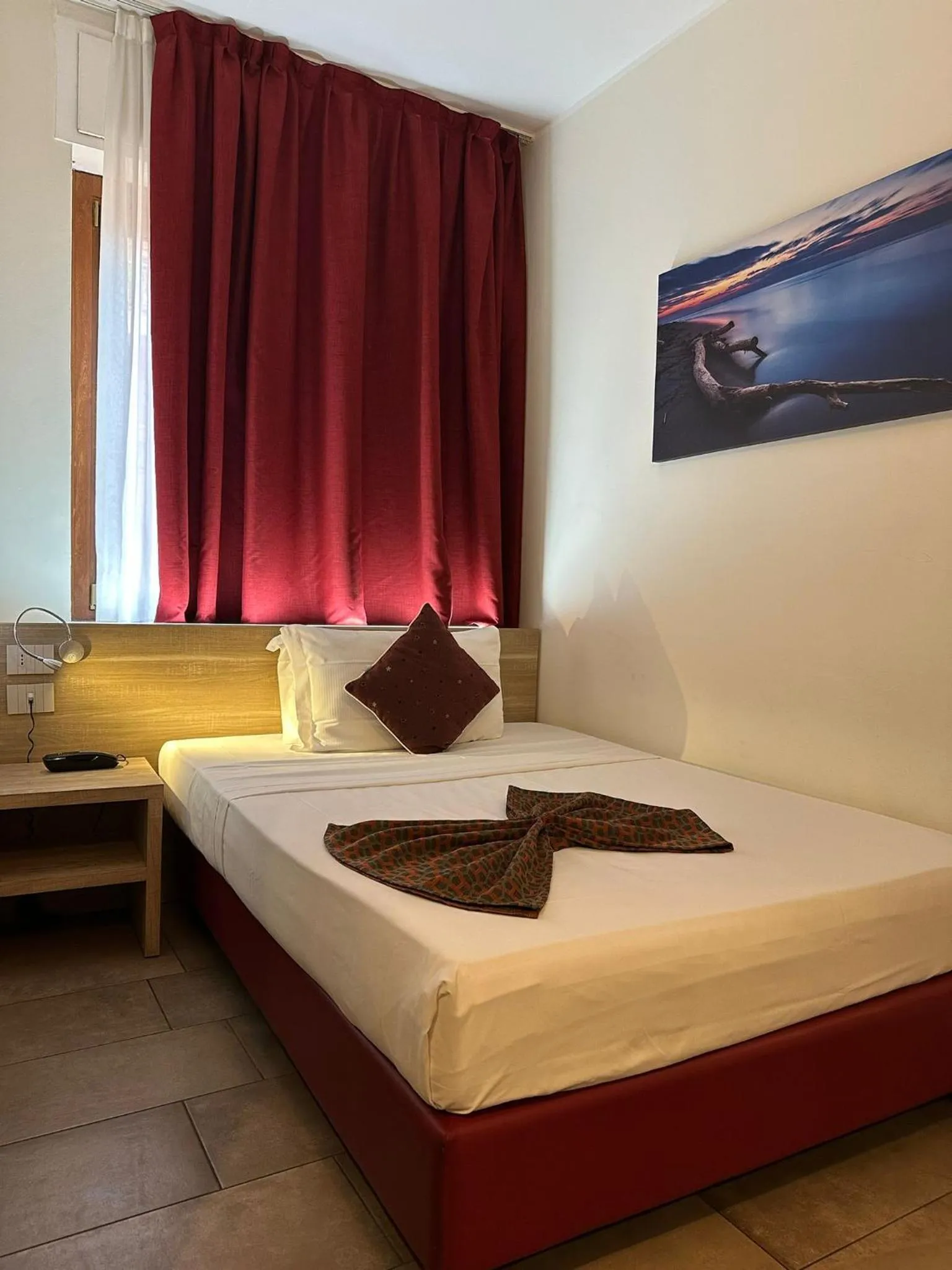 Bed in Hotel Stradivari