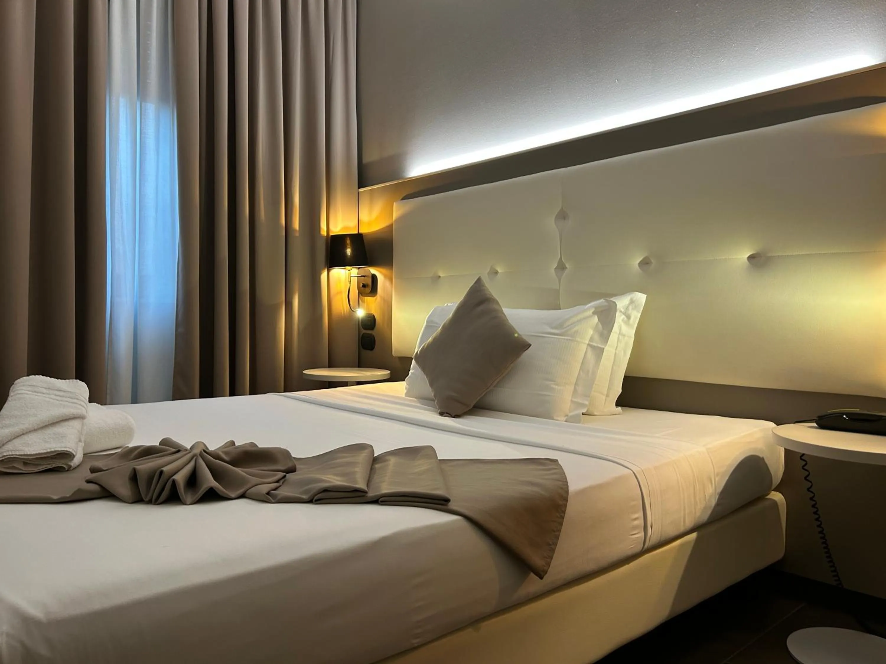 Bed in Hotel Stradivari