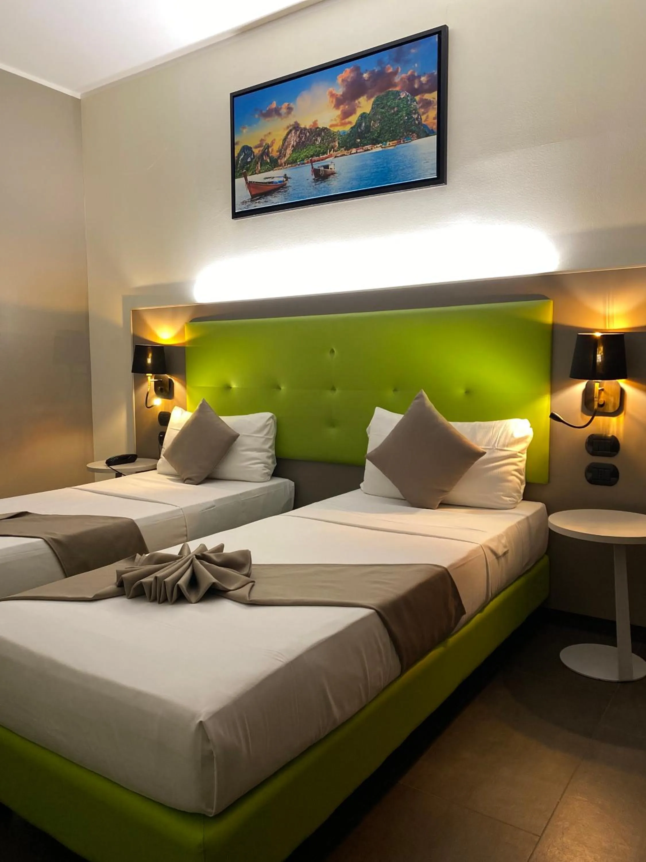 Bed in Hotel Stradivari