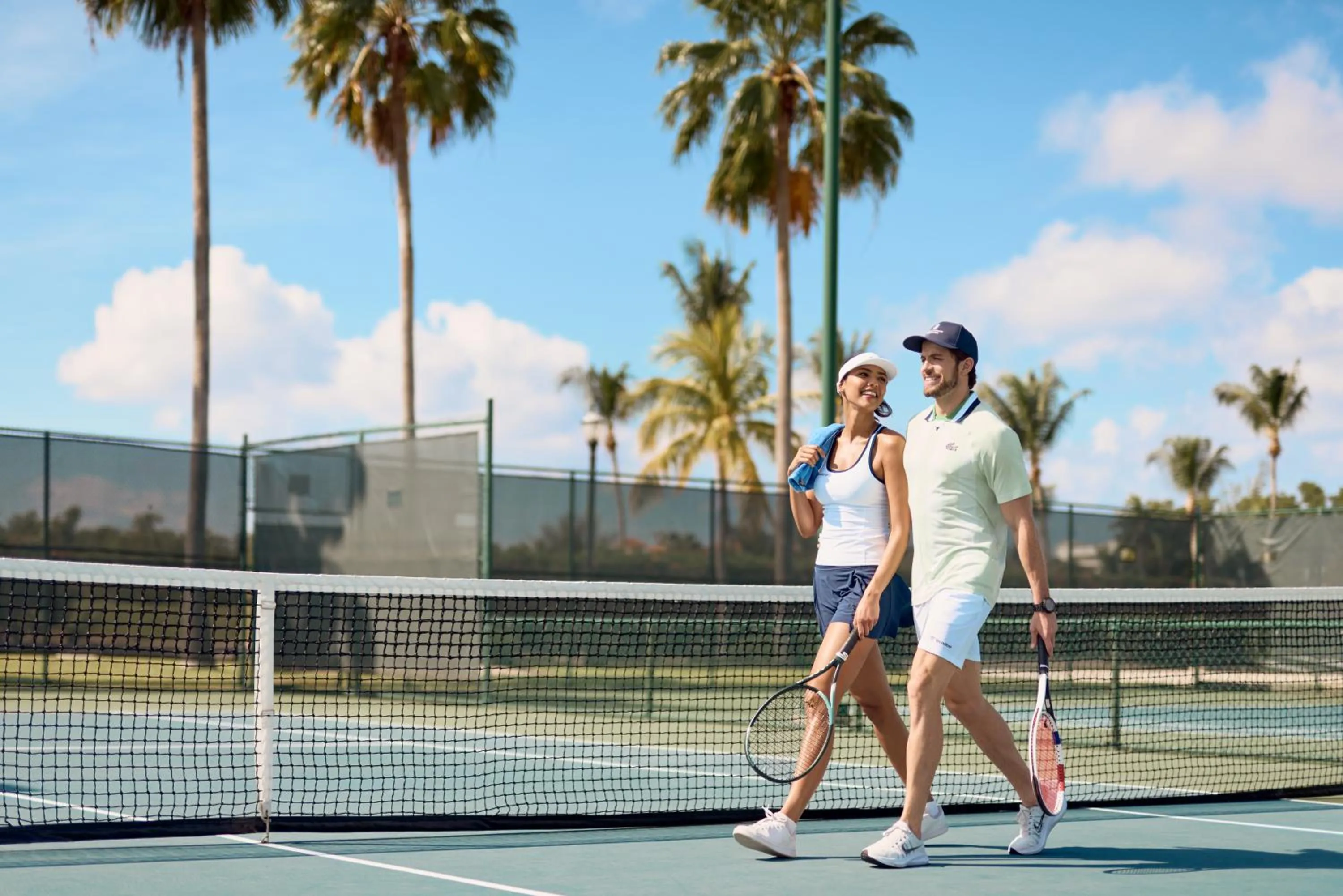 Tennis court in The Ritz-Carlton, Grand Cayman