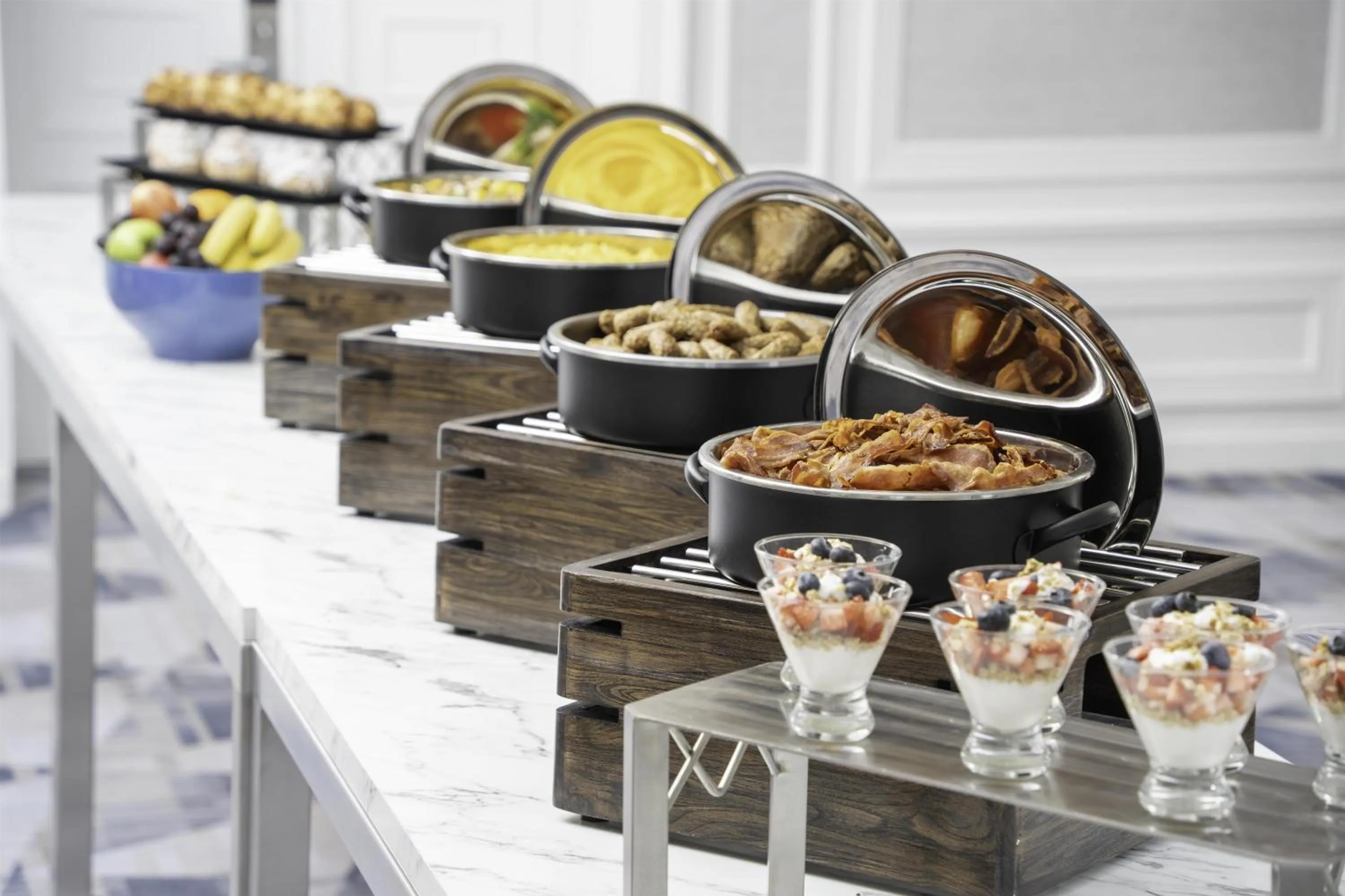 Breakfast in Hilton Milwaukee