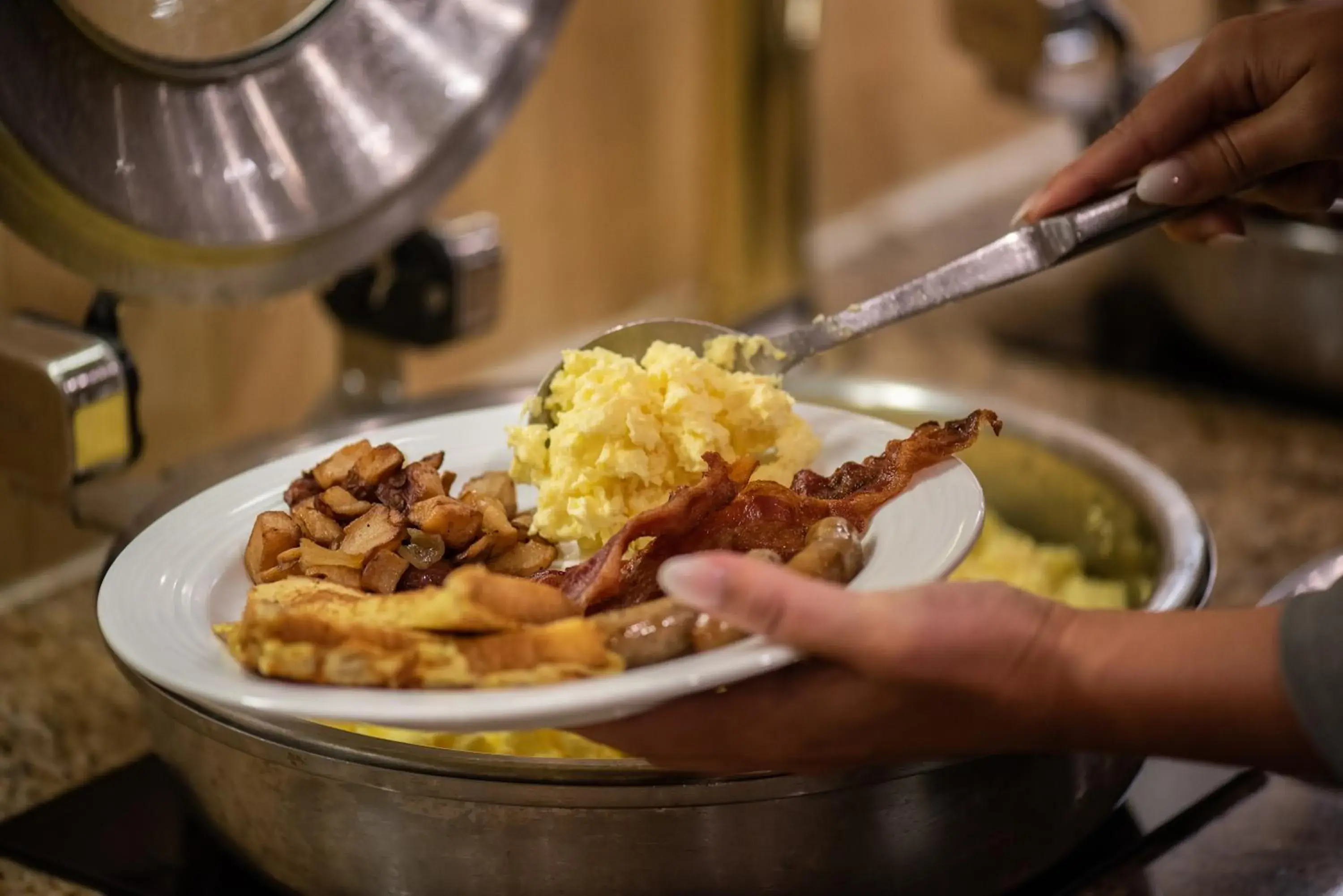 Food close-up in Hilton Milwaukee Food close-up in Hilton Milwaukee