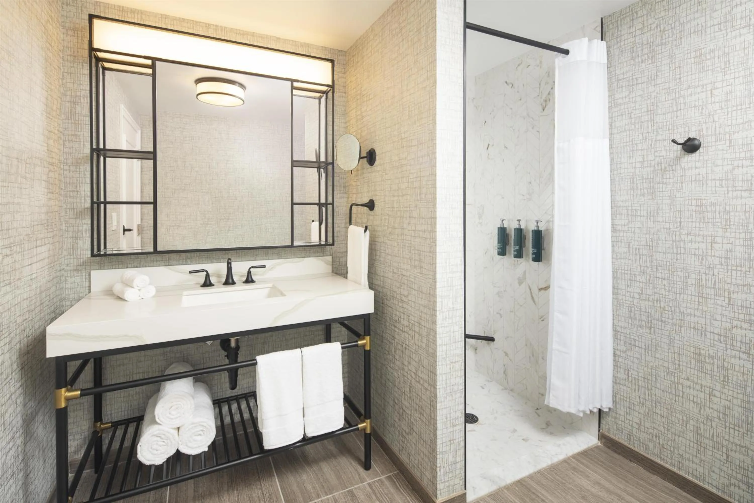 Bathroom in Hilton Milwaukee