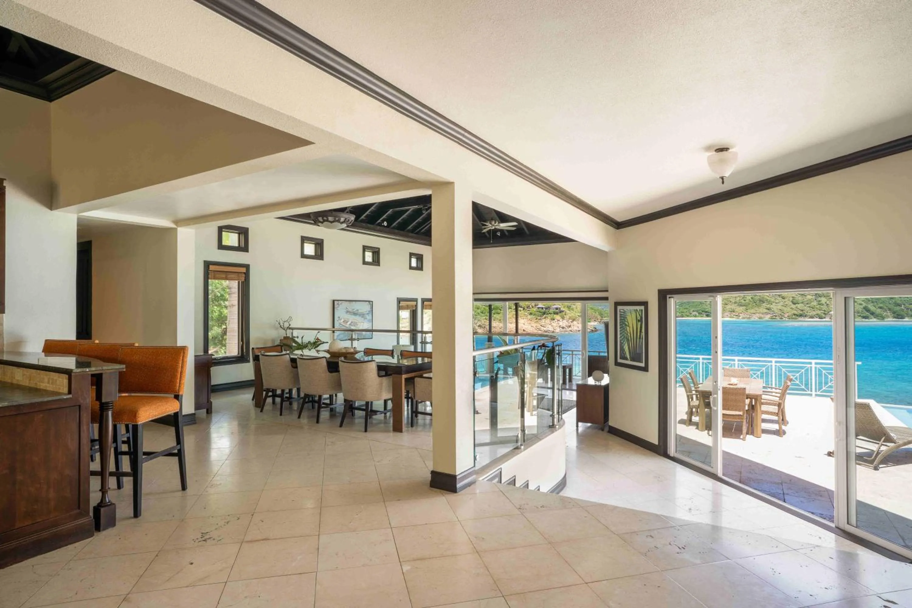 Dining area in Scrub Island Resort, Spa & Marina