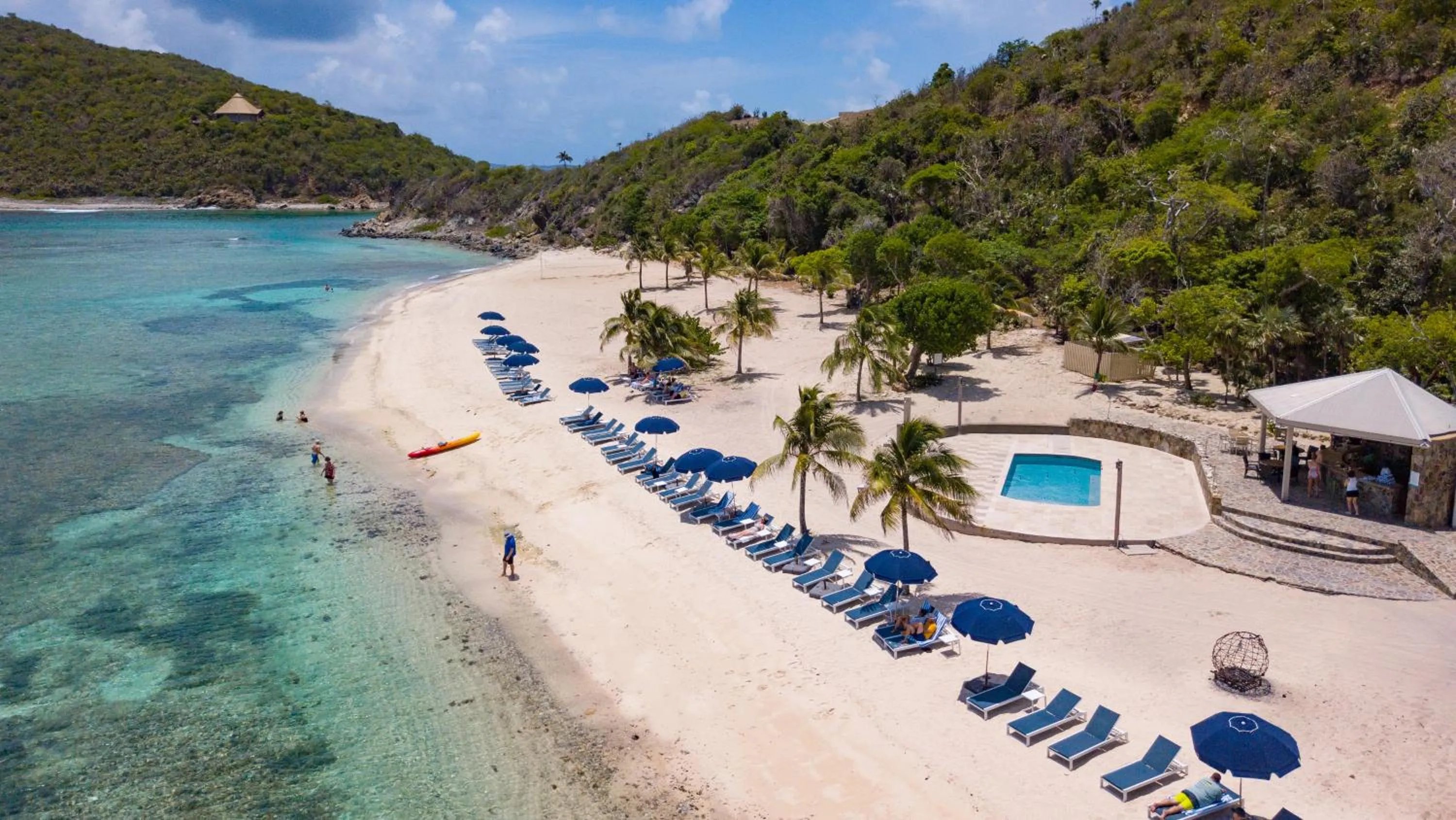 Beach in Scrub Island Resort, Spa & Marina