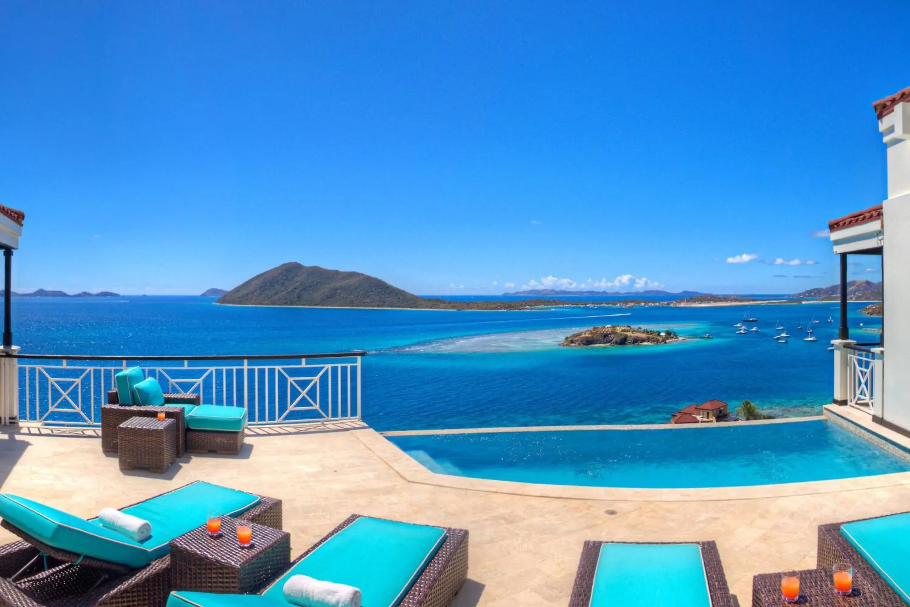 Swimming pool in Scrub Island Resort, Spa & Marina Swimming pool in Scrub Island Resort, Spa & Marina