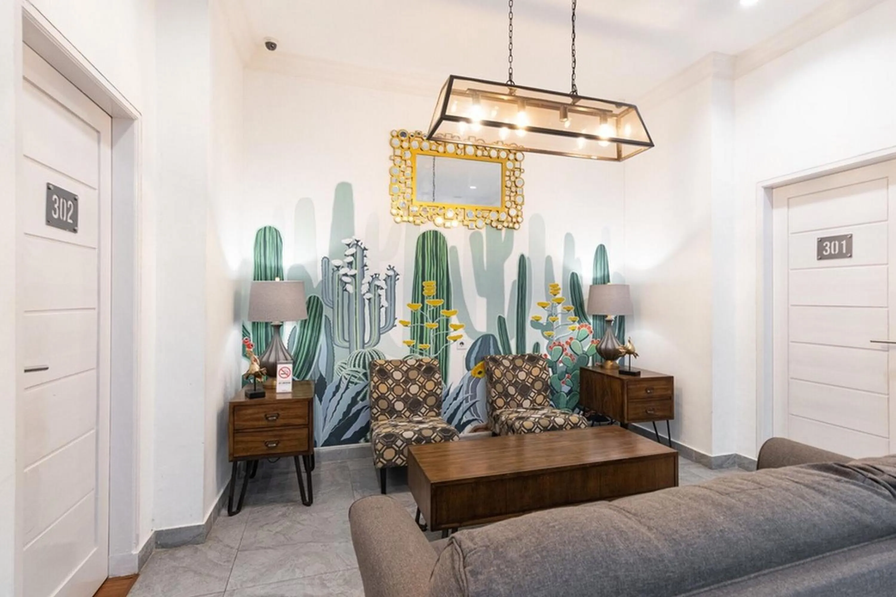 Seating area in RedDoorz Premium near Centre Point Mall Medan