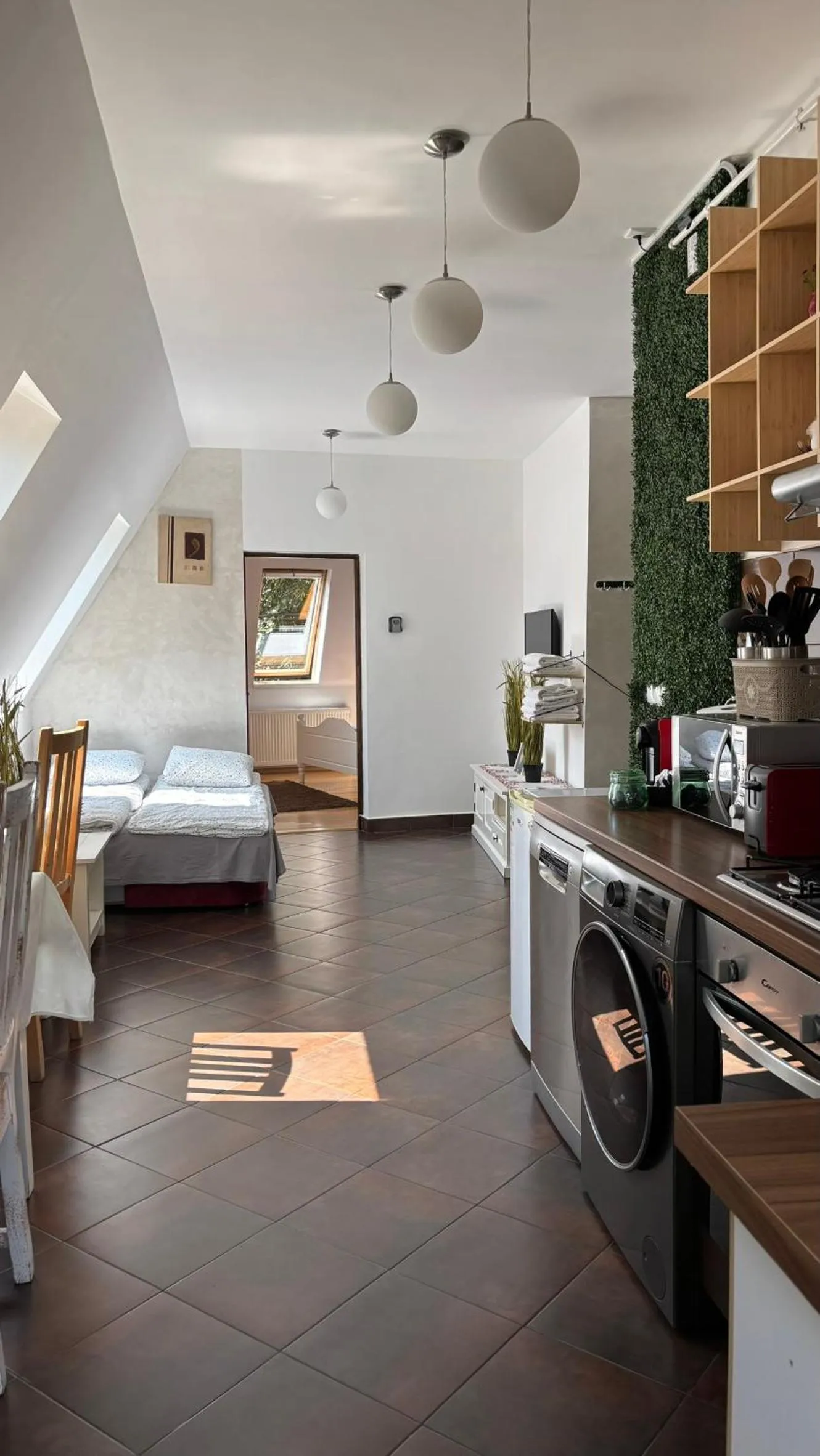 Bed in Pannónia Rooms and Apartments