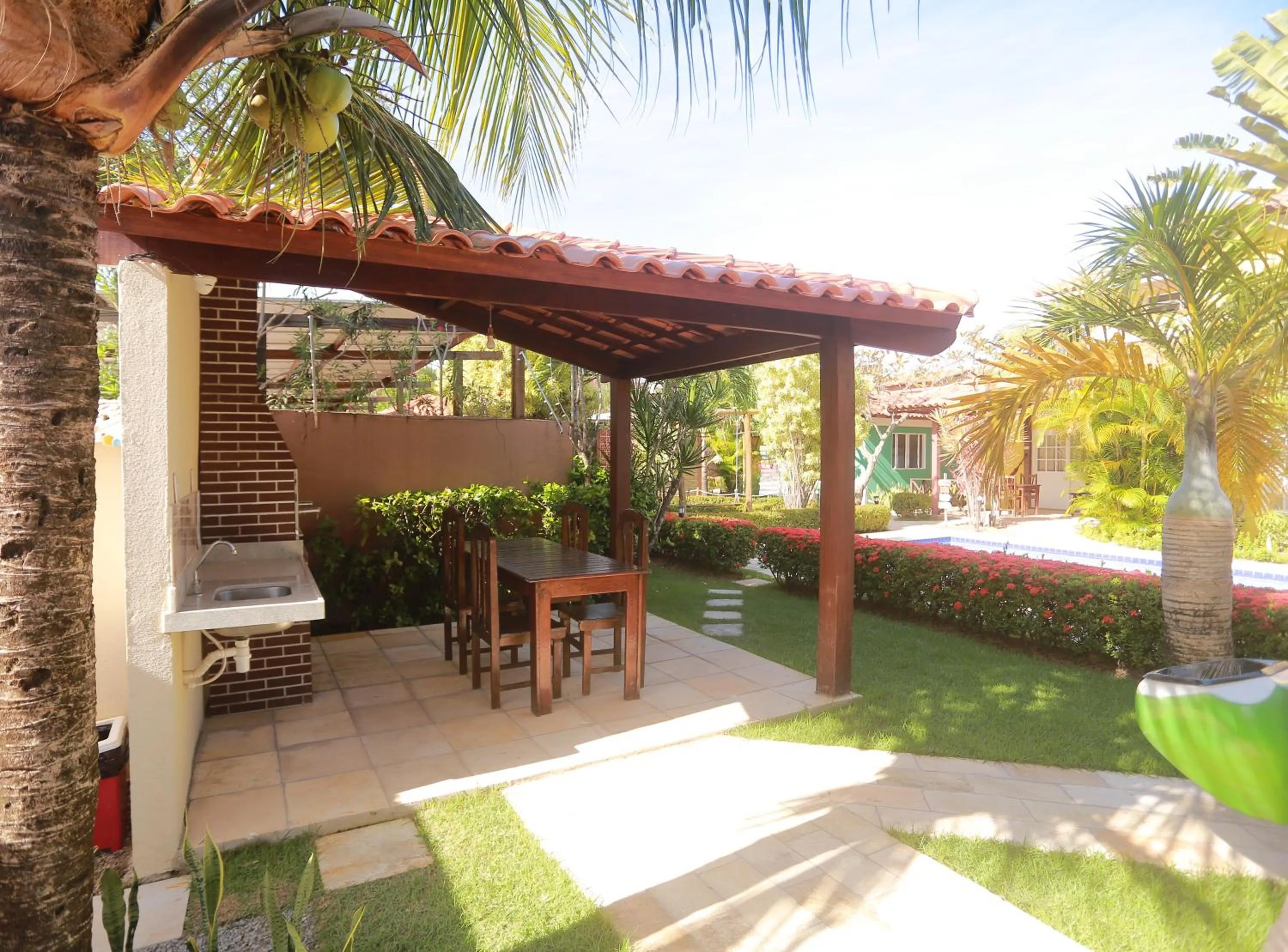 BBQ facilities in La Dolce Vita Flat & Pousada