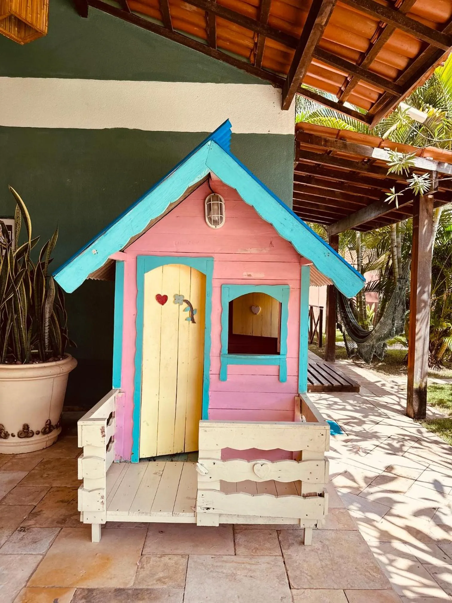 Children play ground in La Dolce Vita Flat & Pousada