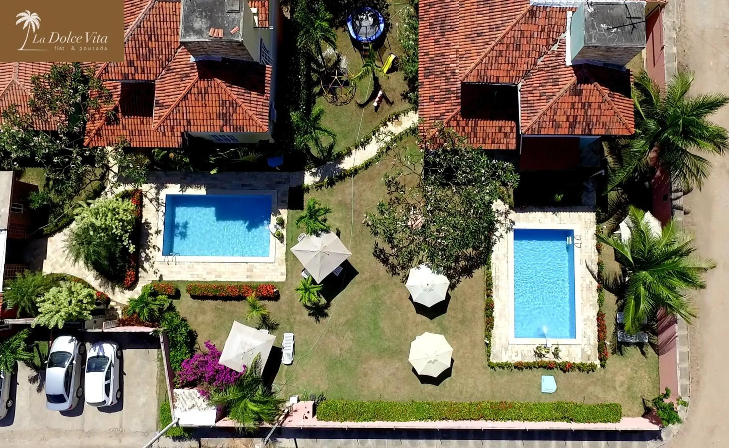 Garden view in La Dolce Vita Flat & Pousada