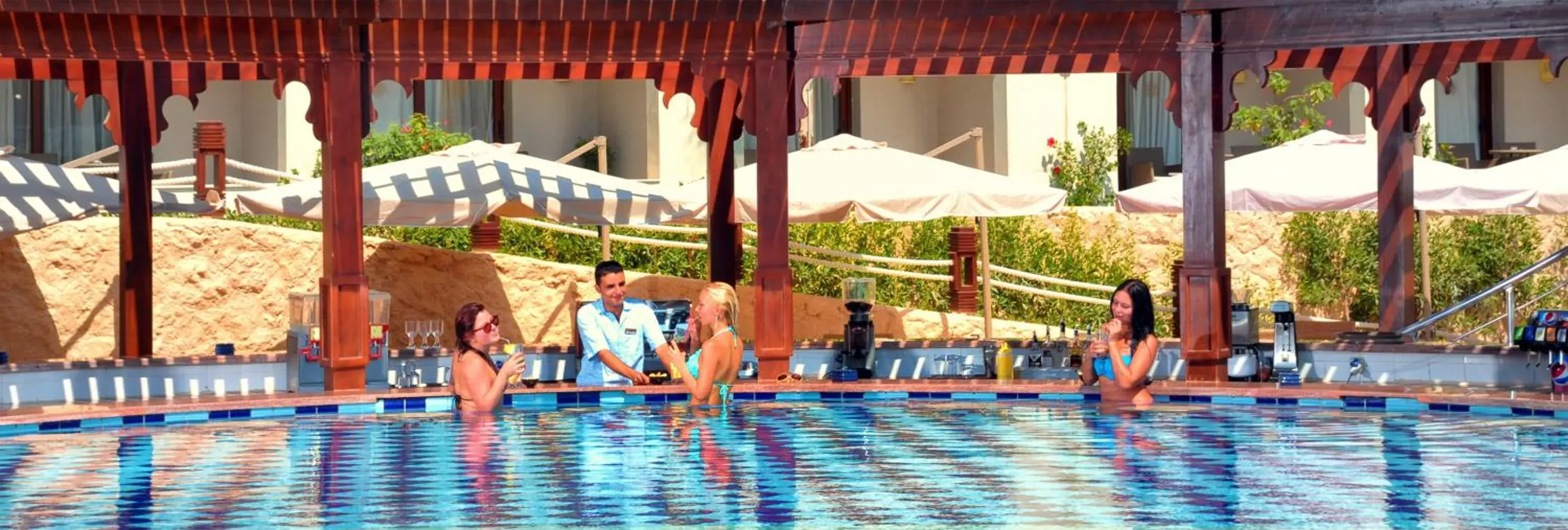 Pool view in Sunrise Arabian Beach Resort