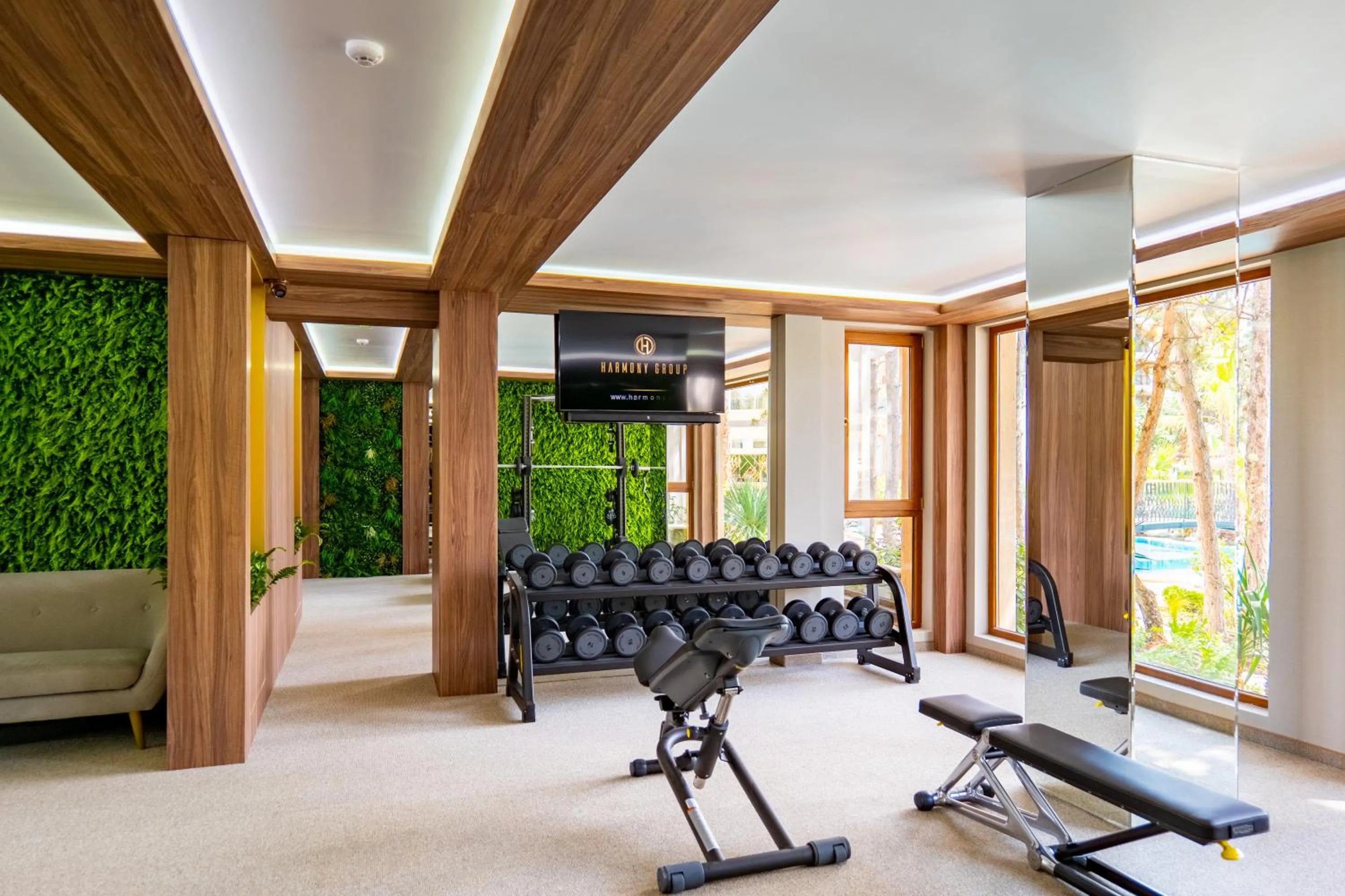 Fitness centre/facilities in Harmony Suites Grand Resort