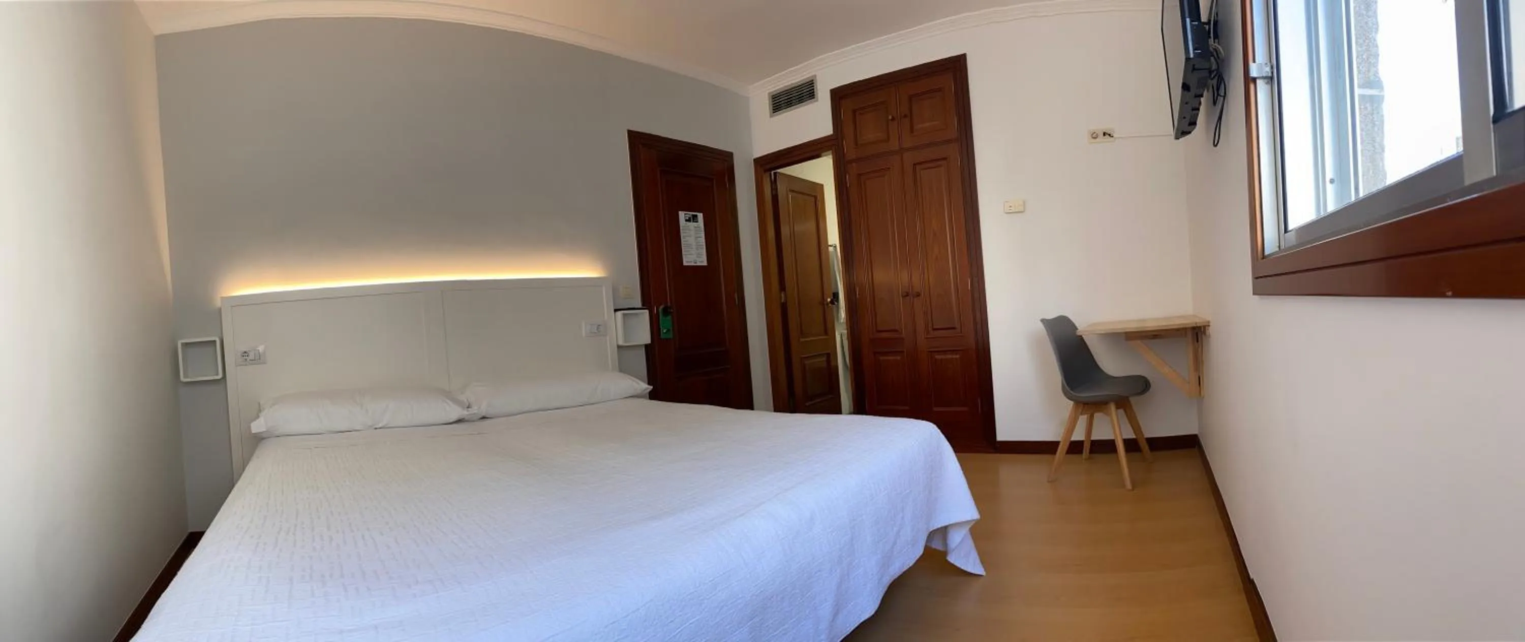 Bed in Pensión Venus