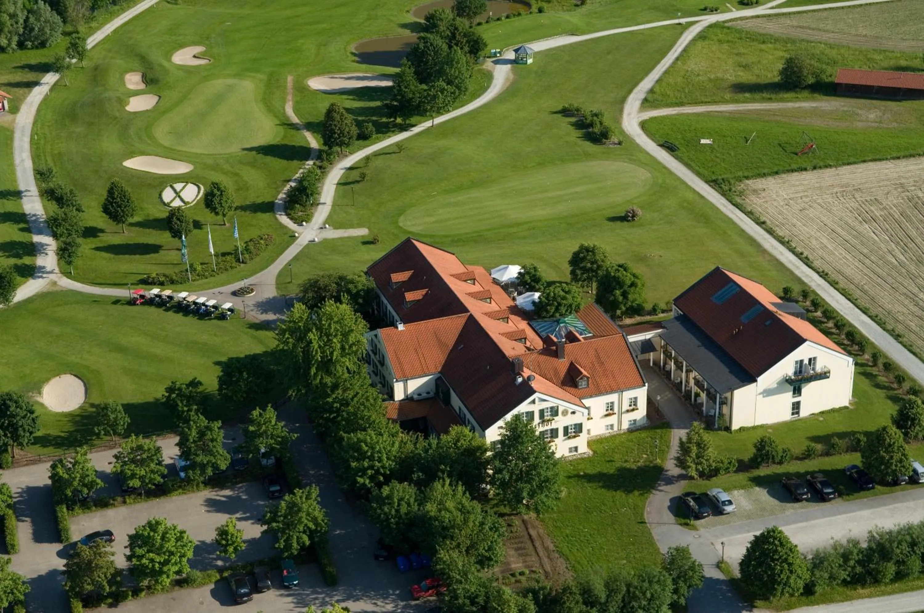 Bird's eye view in Gutshof Sagmühle