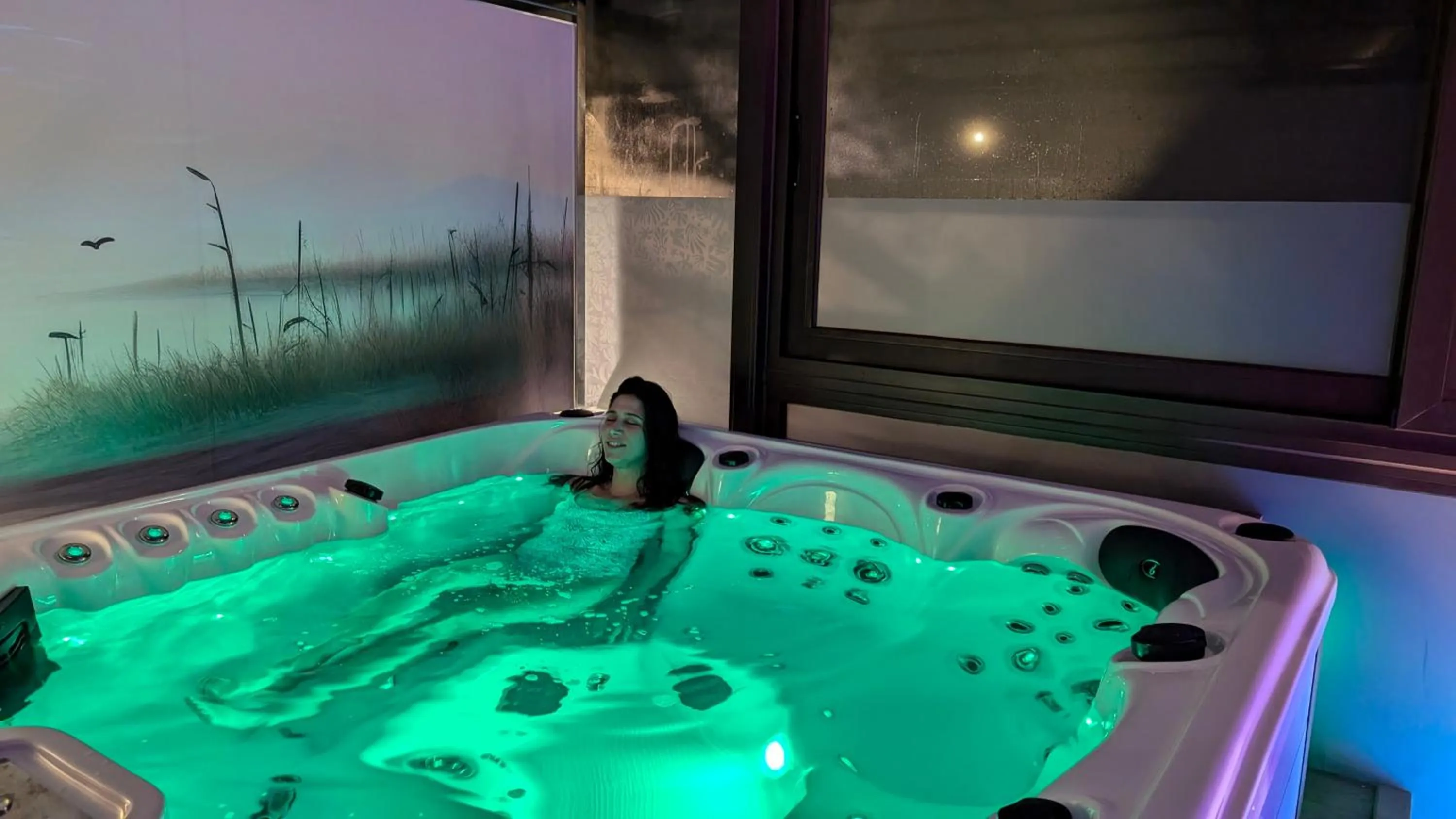 Hot Tub in Cabanas da Ría