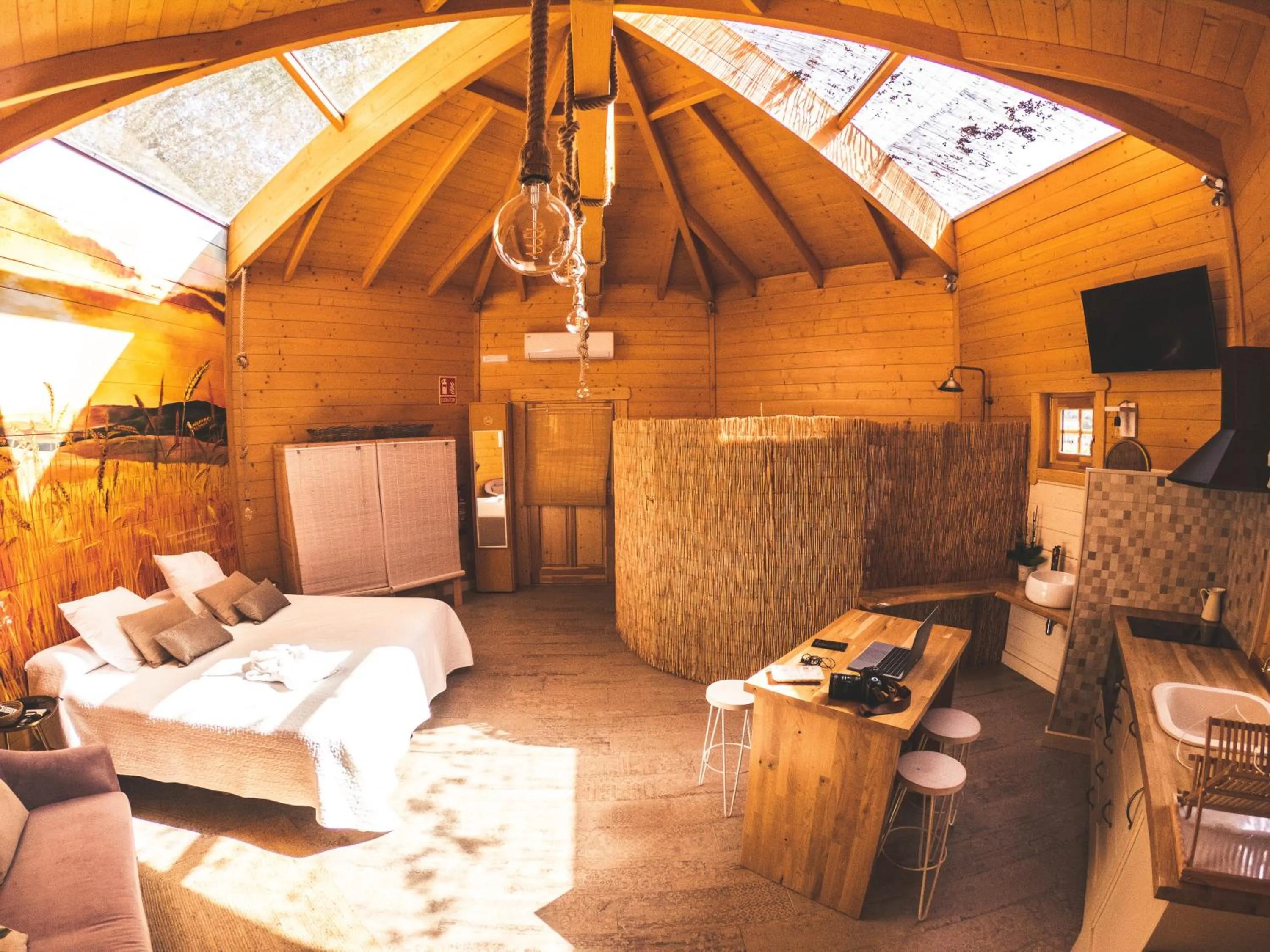 Living room in Cabanas da Ría