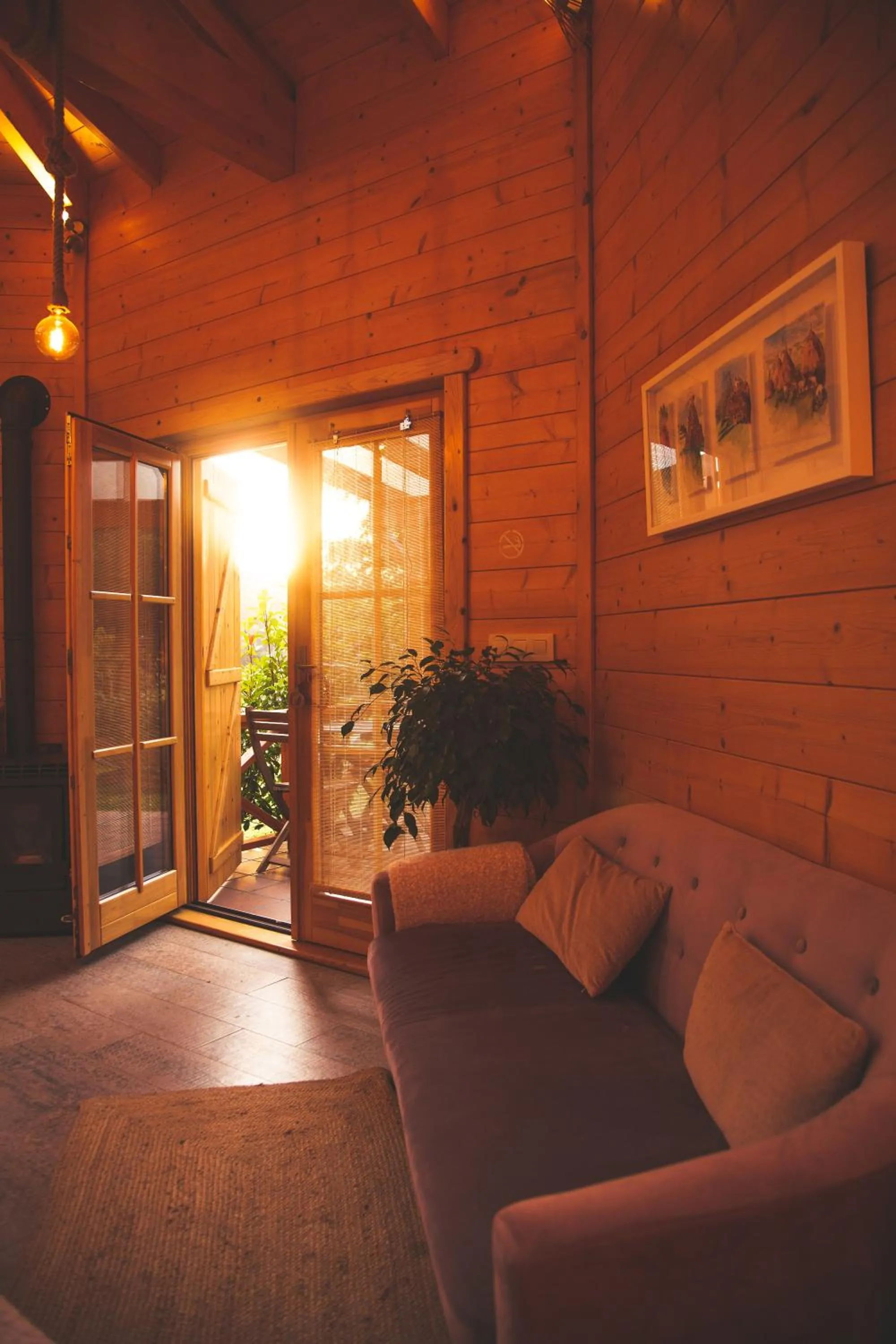 Living room in Cabanas da Ría