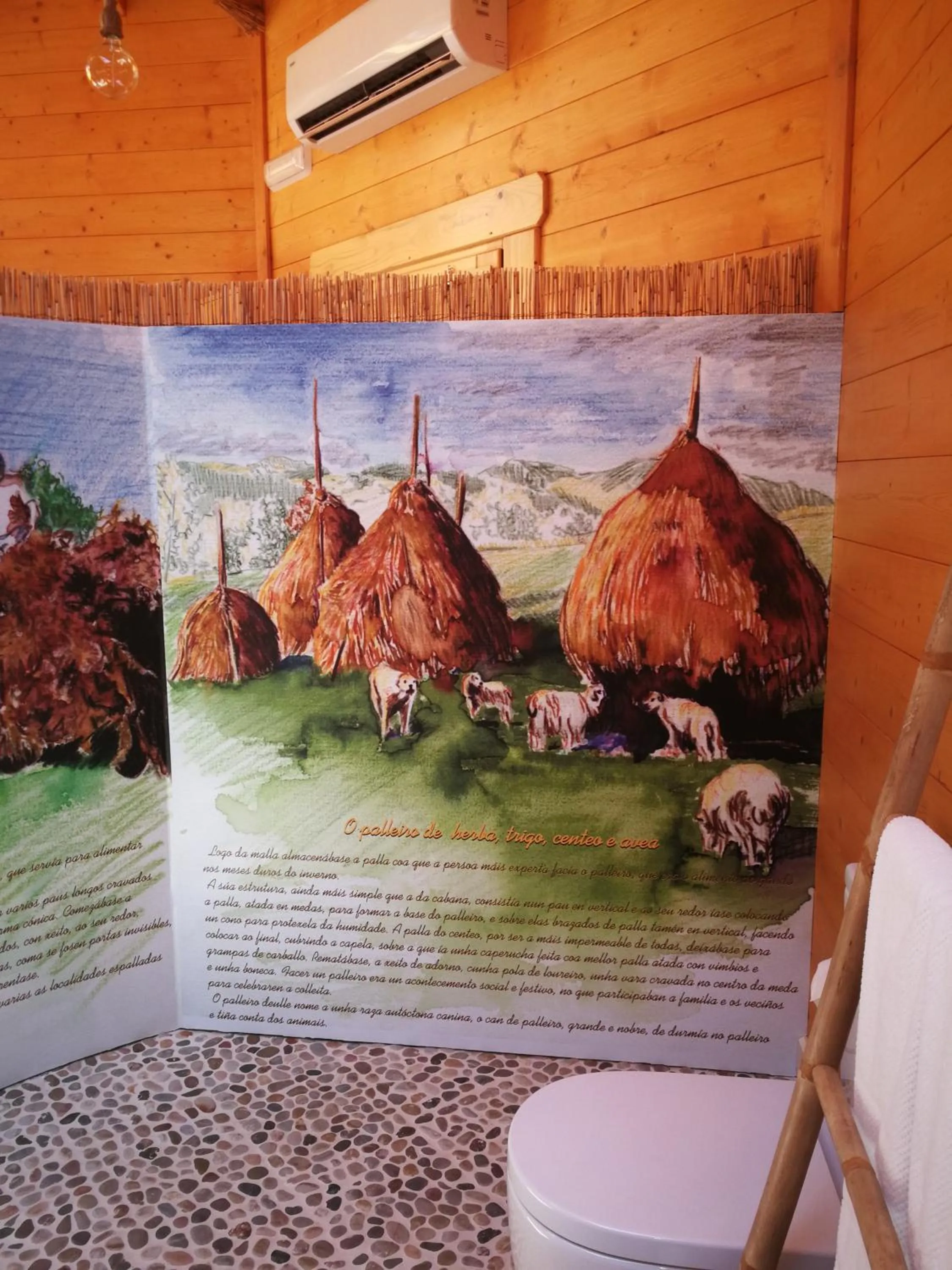 Shower in Cabanas da Ría