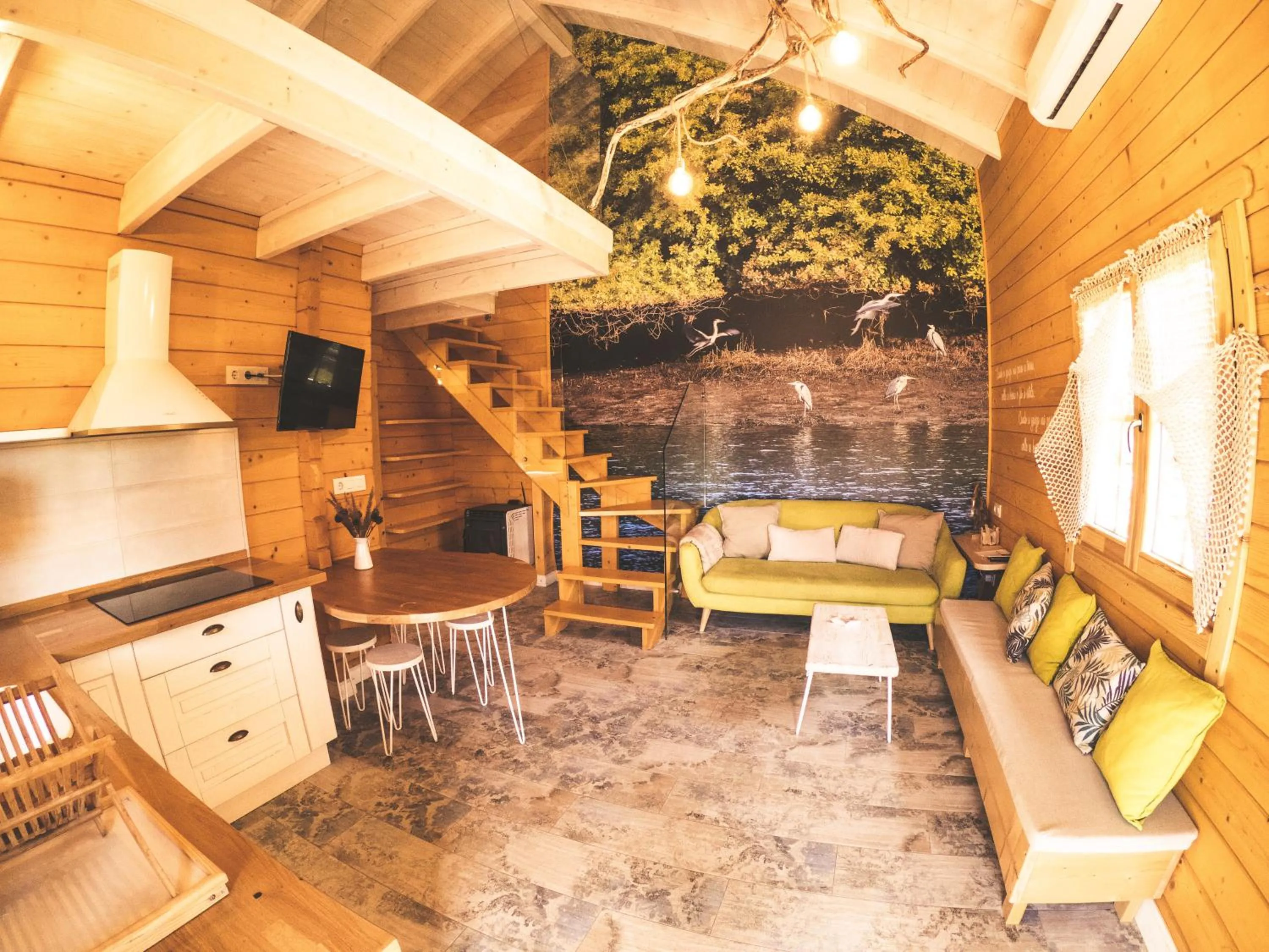 Living room in Cabanas da Ría