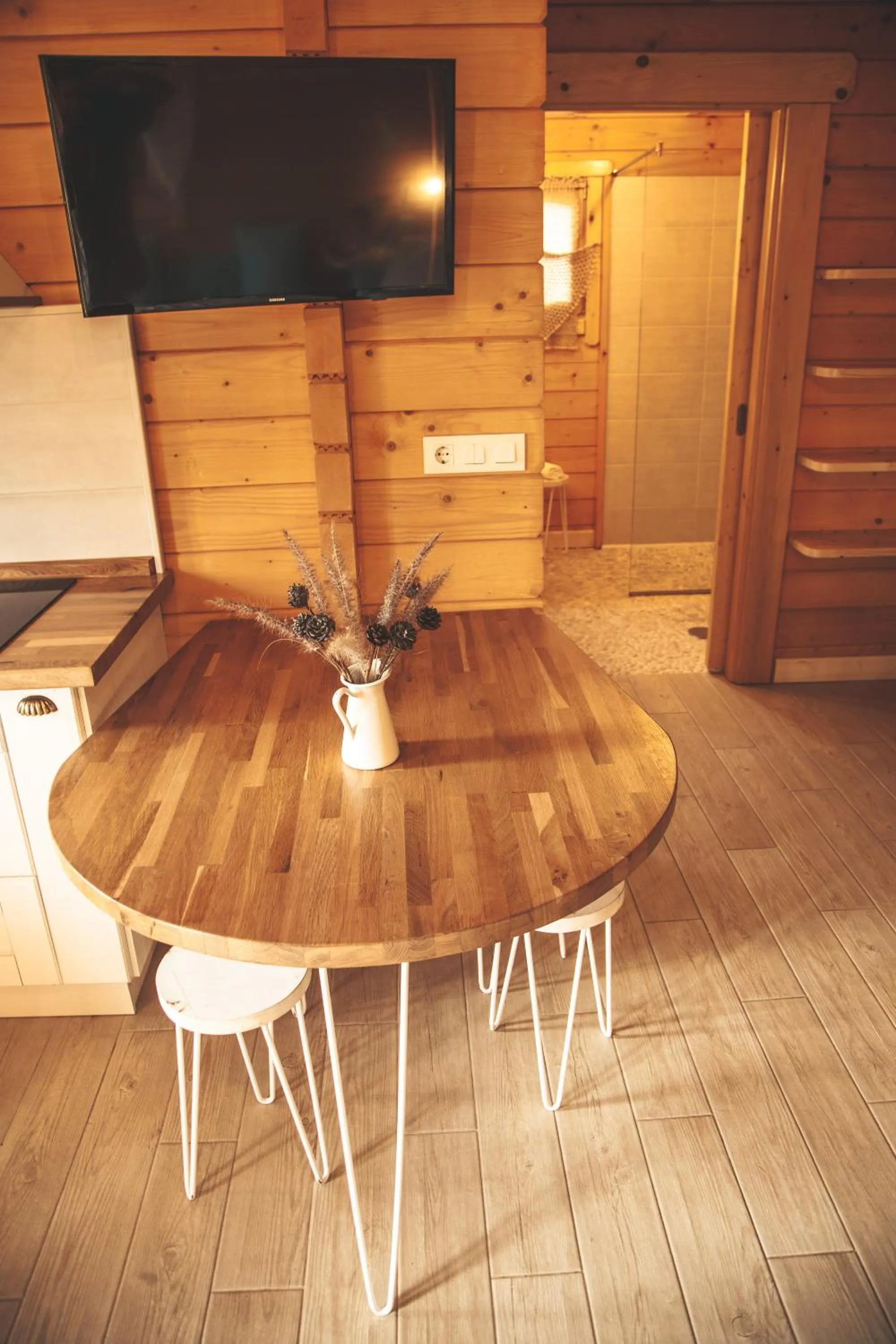 kitchen in Cabanas da Ría